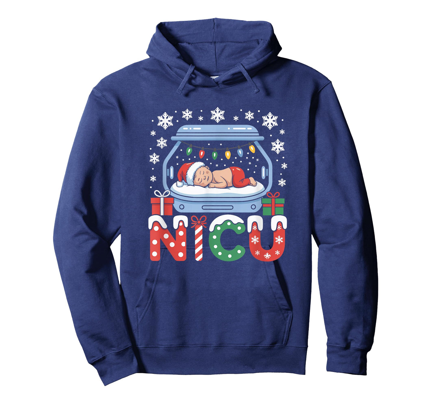 Neonatal Intensive Care Unit Xmas Funny Nicu Nurse Christmas T-Shirt