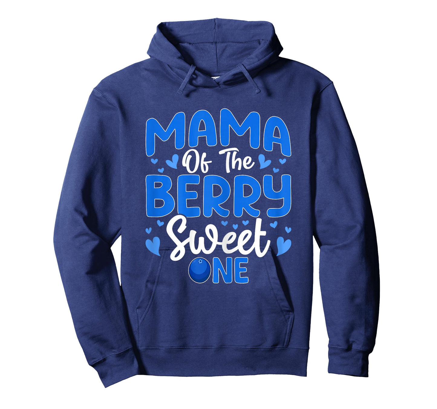 Mama of The Berry Sweet One - Blueberry Mom 1st Birthday T-Shirt
