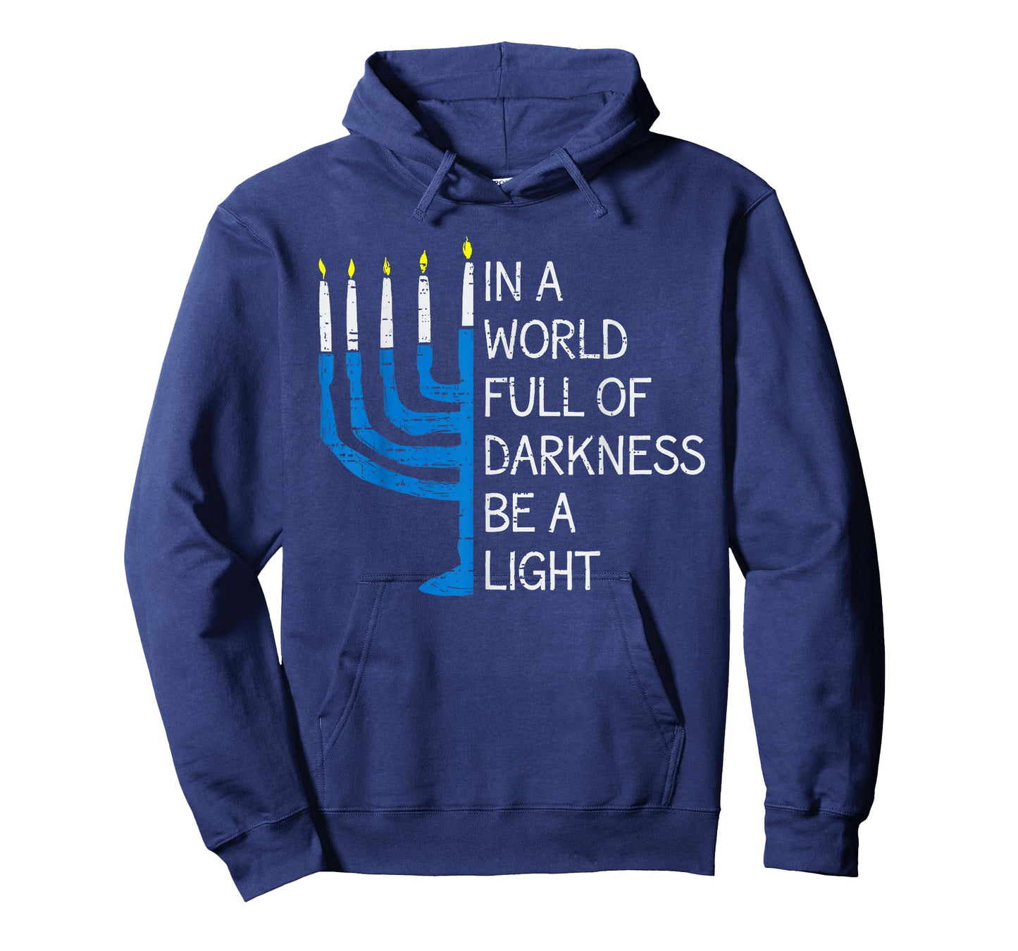 Be a Light Inspiring Hanukkah Jewish Menorah Chanukah Pajama T-Shirt