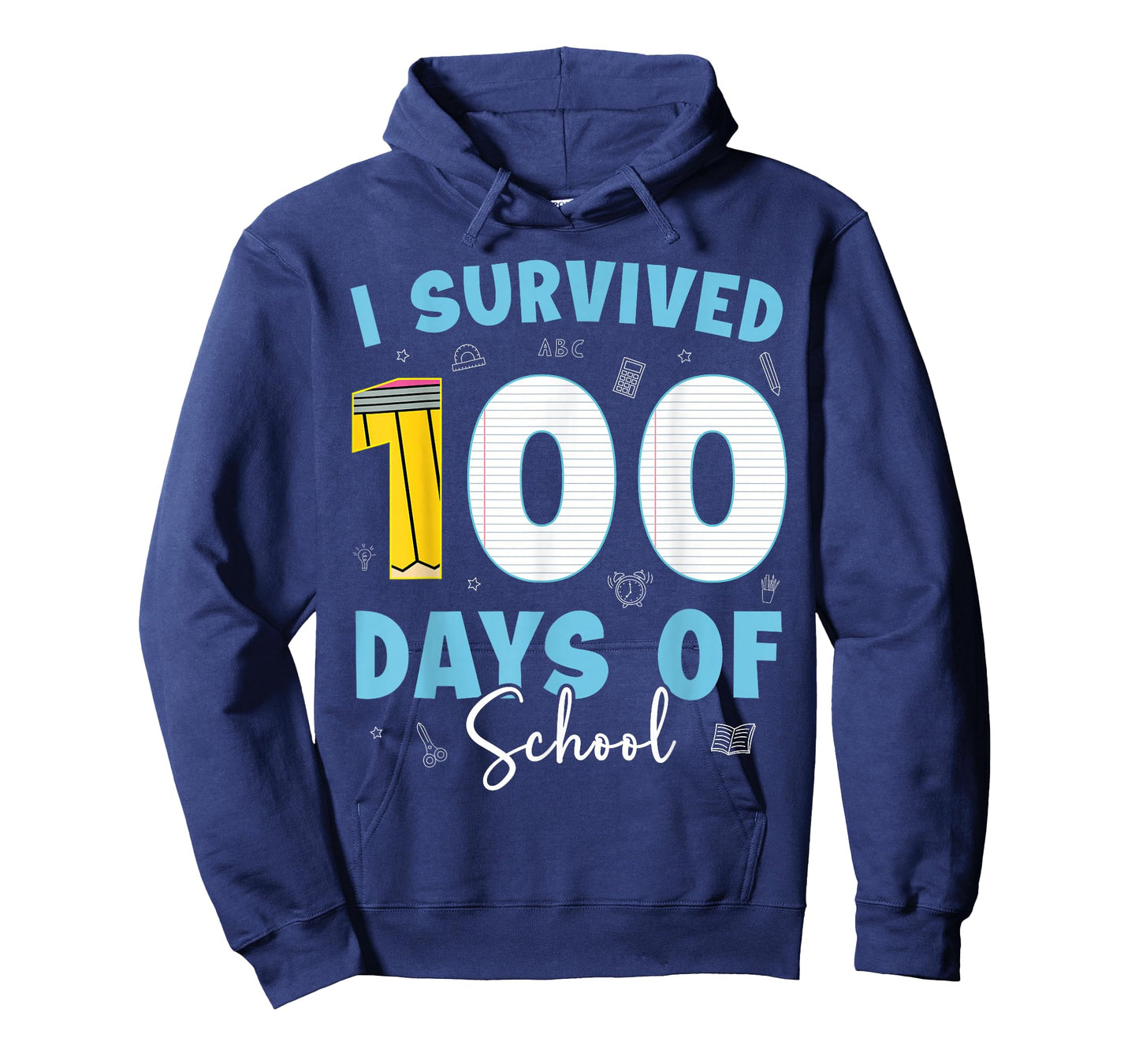I Survived 100 Days of School Teachers Students 100th Day T-Shirt