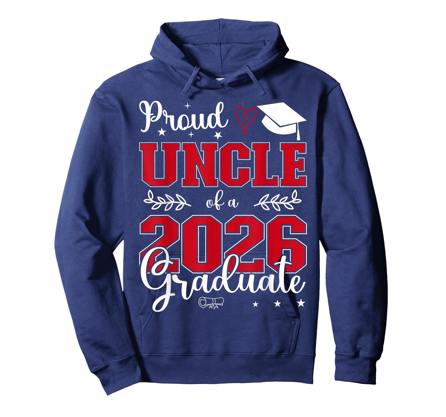 Proud Uncle of a Class of 2026 Graduate for Graduation T-Shirt