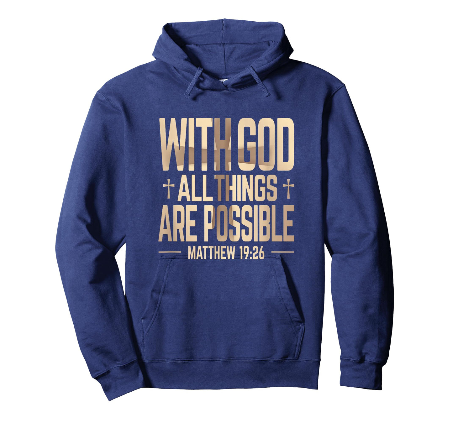 with GOD All Things are Possible Matthew 19:26 Faith Meme T-Shirt