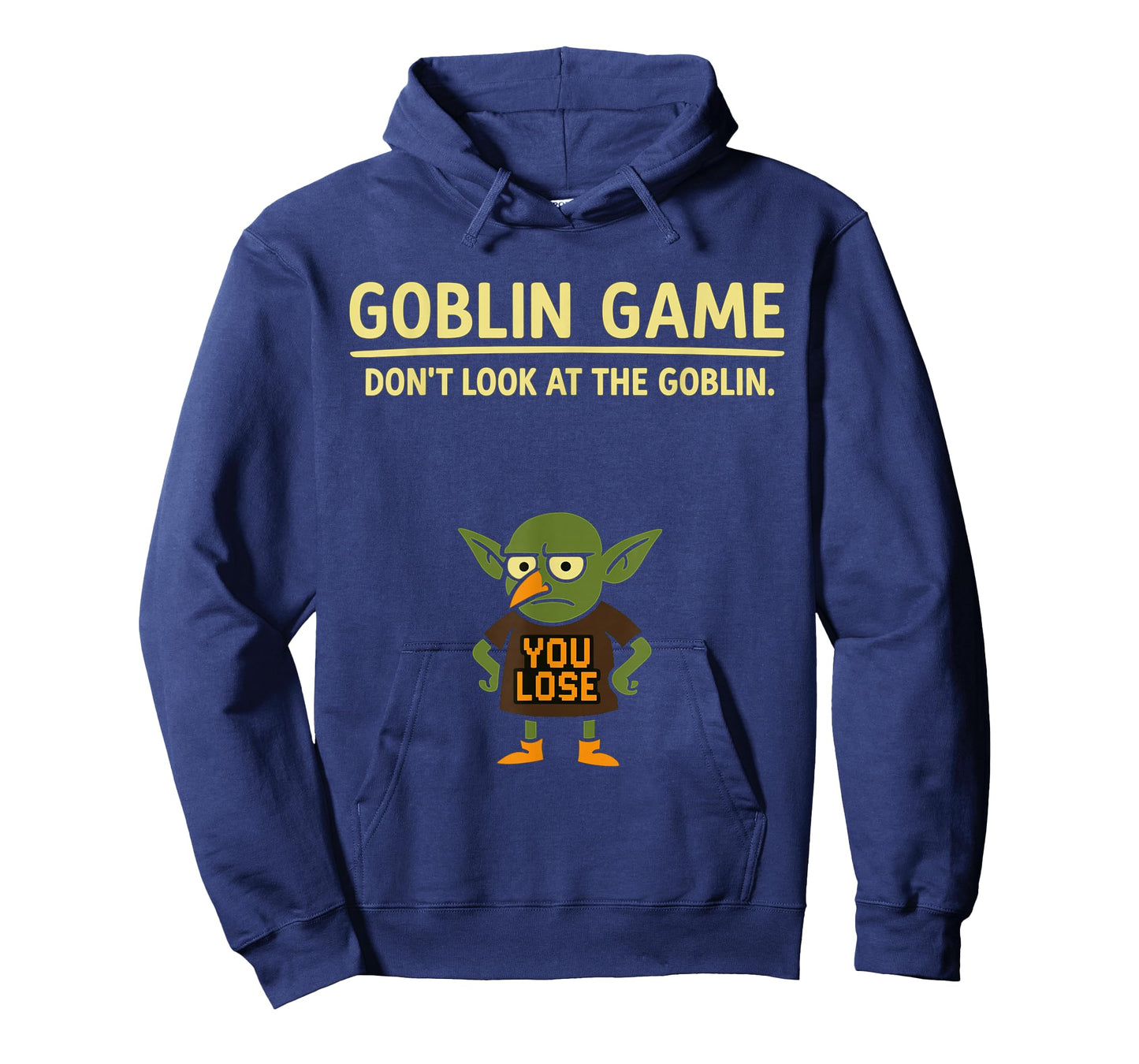 Joke Pun Funny Halloween Goblin Game Dont Look at The Goblin T-Shirt