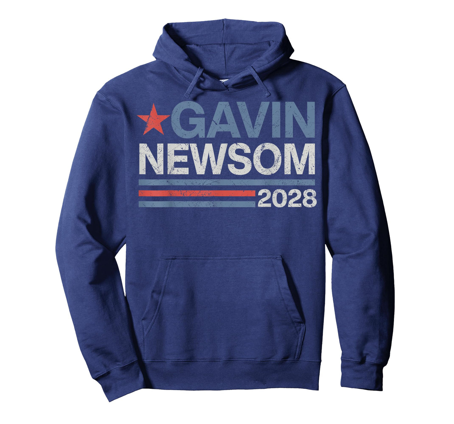 Newsom 2028 President 48 US Flag Election Campaign Men Women T-Shirt