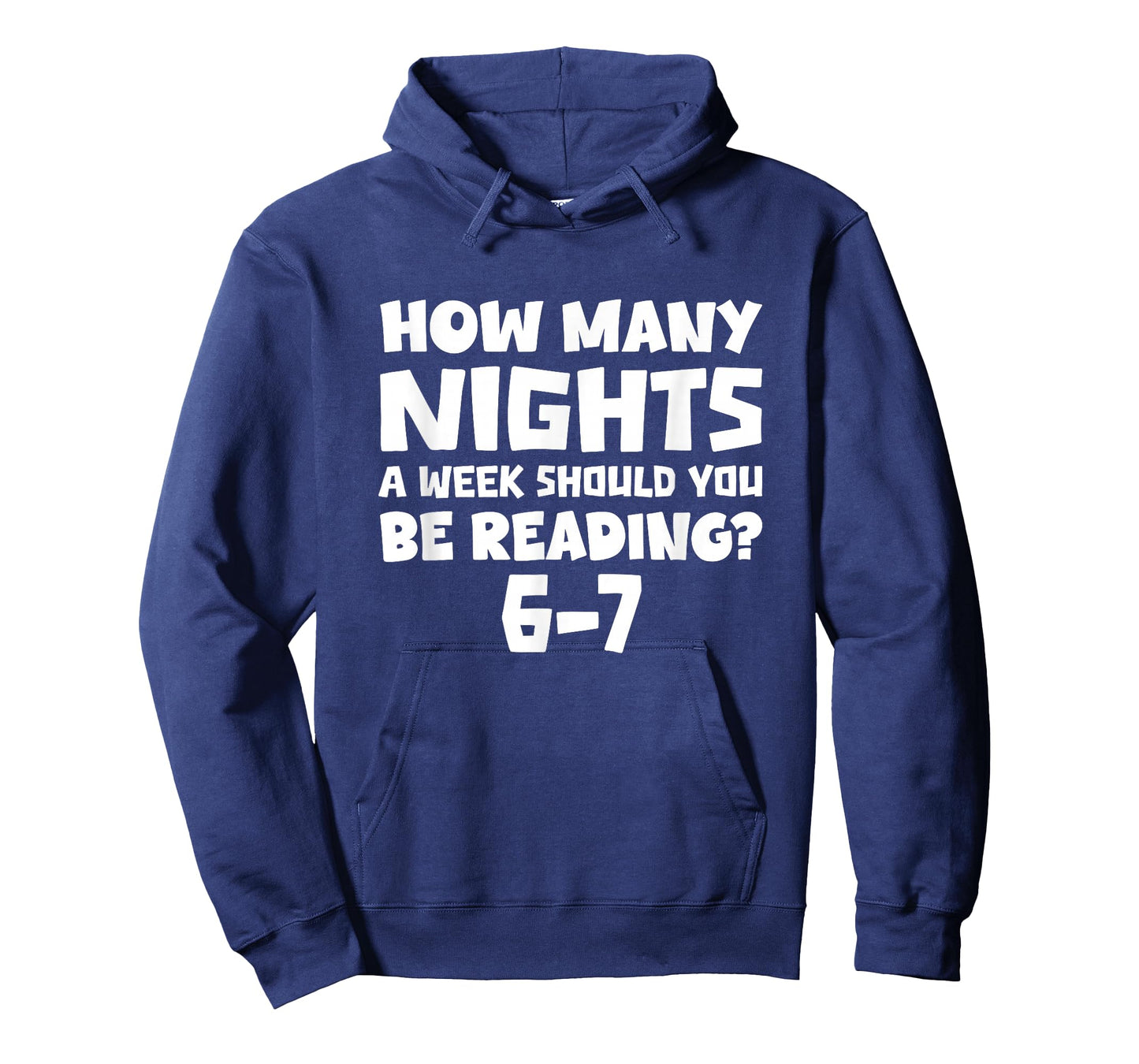 How Many Nights A Week Should You Be Reading 6-7 Book Lover T-Shirt