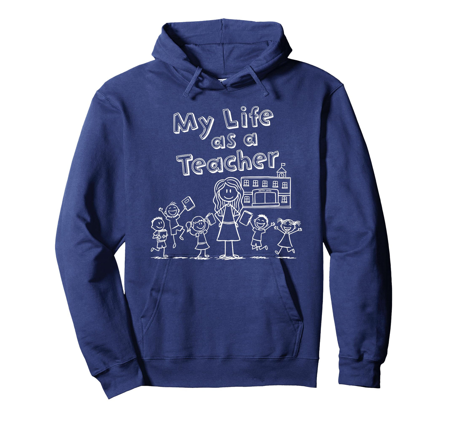 Education Stick Figure Design My Life as a Teacher T-Shirt