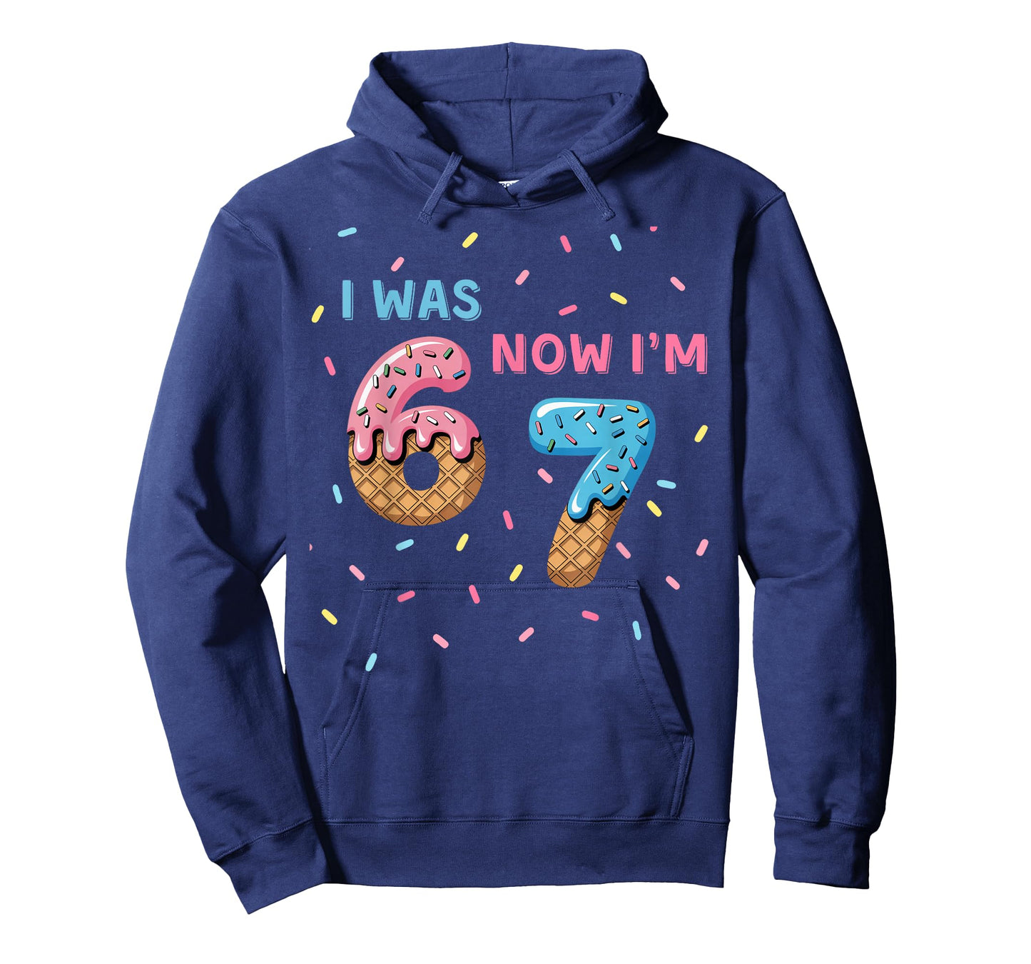 7 Year Old Birthday Shirt - I was 6 Now I'm 7 67 Birthday T-Shirt