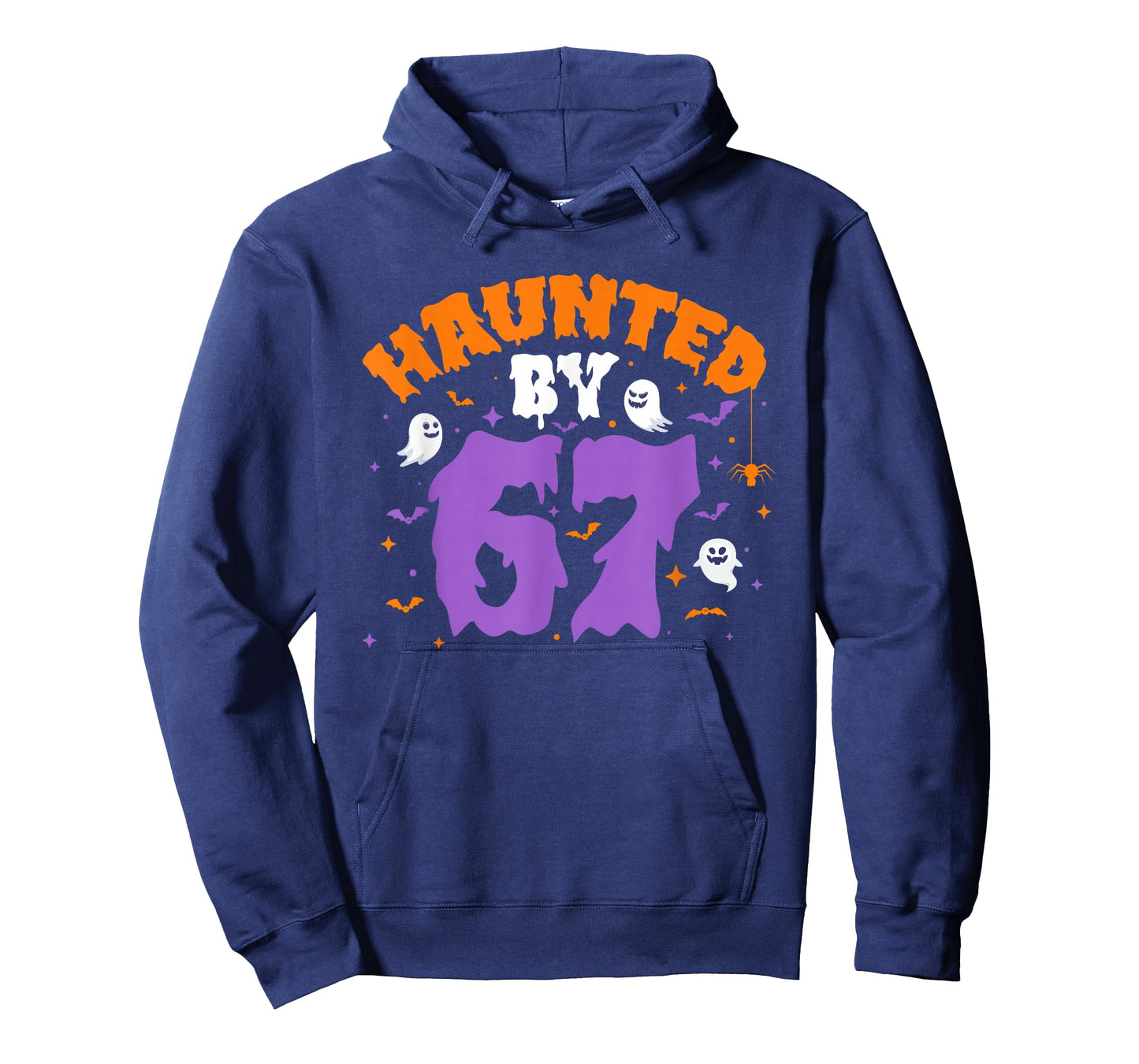 Haunted by 67 Halloween Costume 6 7 Funny Ghost Halloween T-Shirt