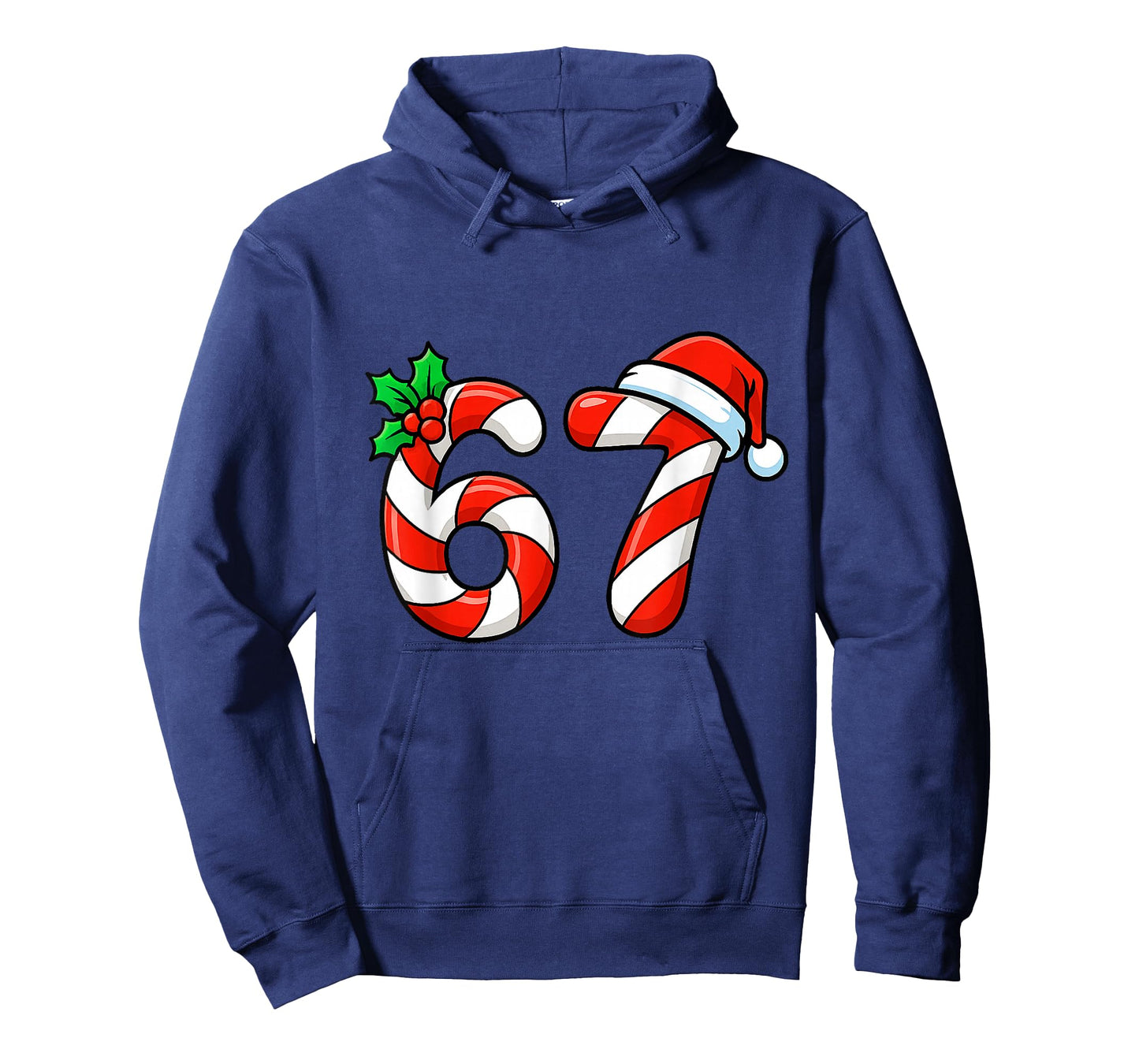 Six Seven 67 Candy Canes Christmas Meme 6 7 Women Men Kids T-Shirt