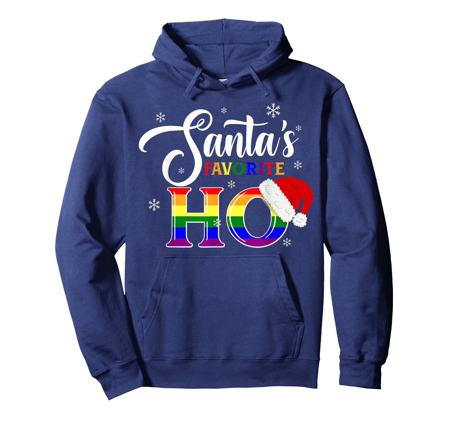 Ugly Sweater Christmas LGBT Gay Lesbian Santas Favorite Ho T-Shirt