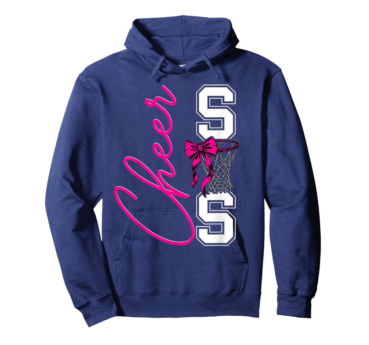 Basketball Game Cheerleading Sport Cheer Sis Sister Pink T-Shirt