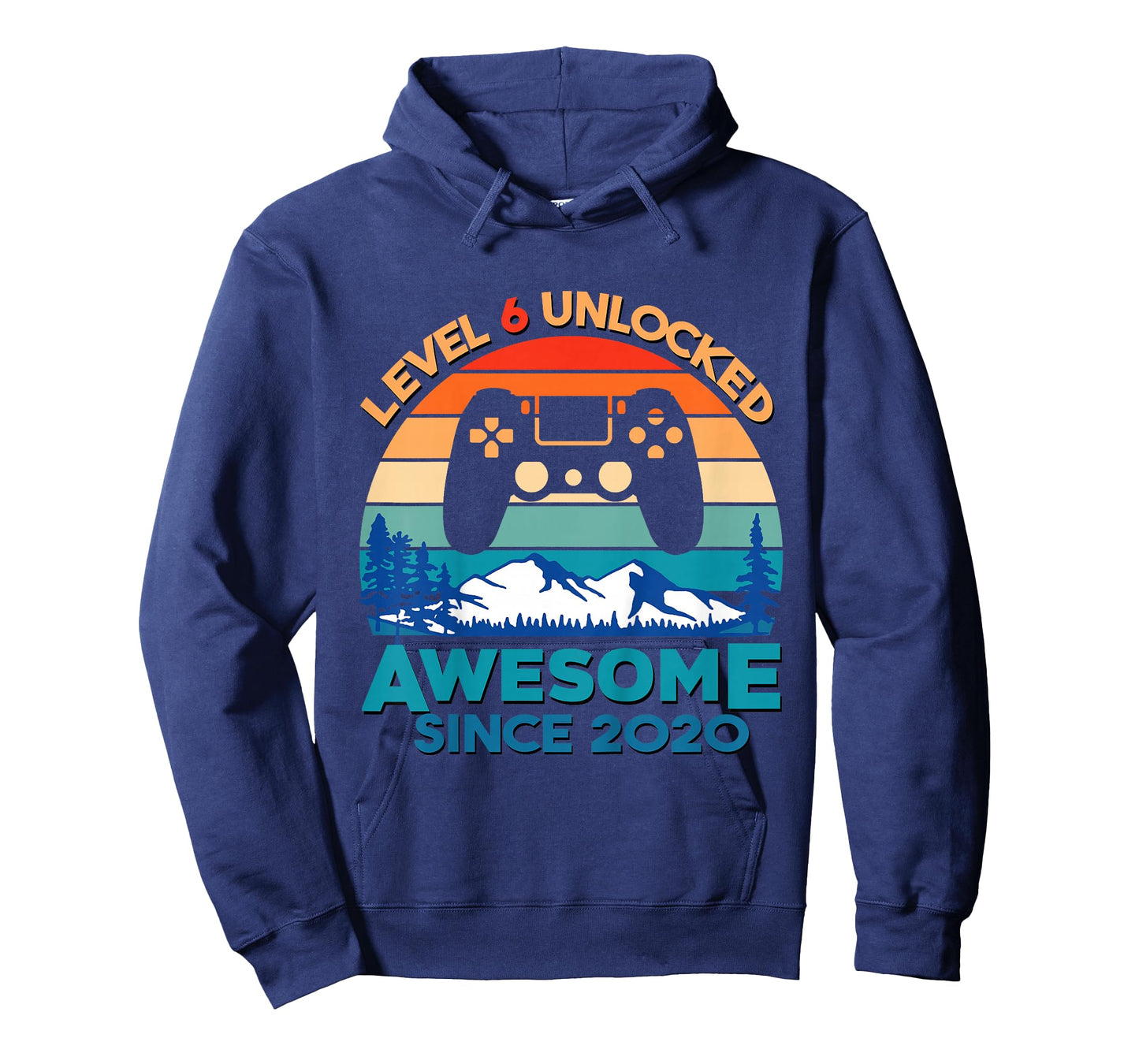 Kids Level 6 Unlocked 6th Birthday Boy Game Turning 6 Year Old T-Shirt