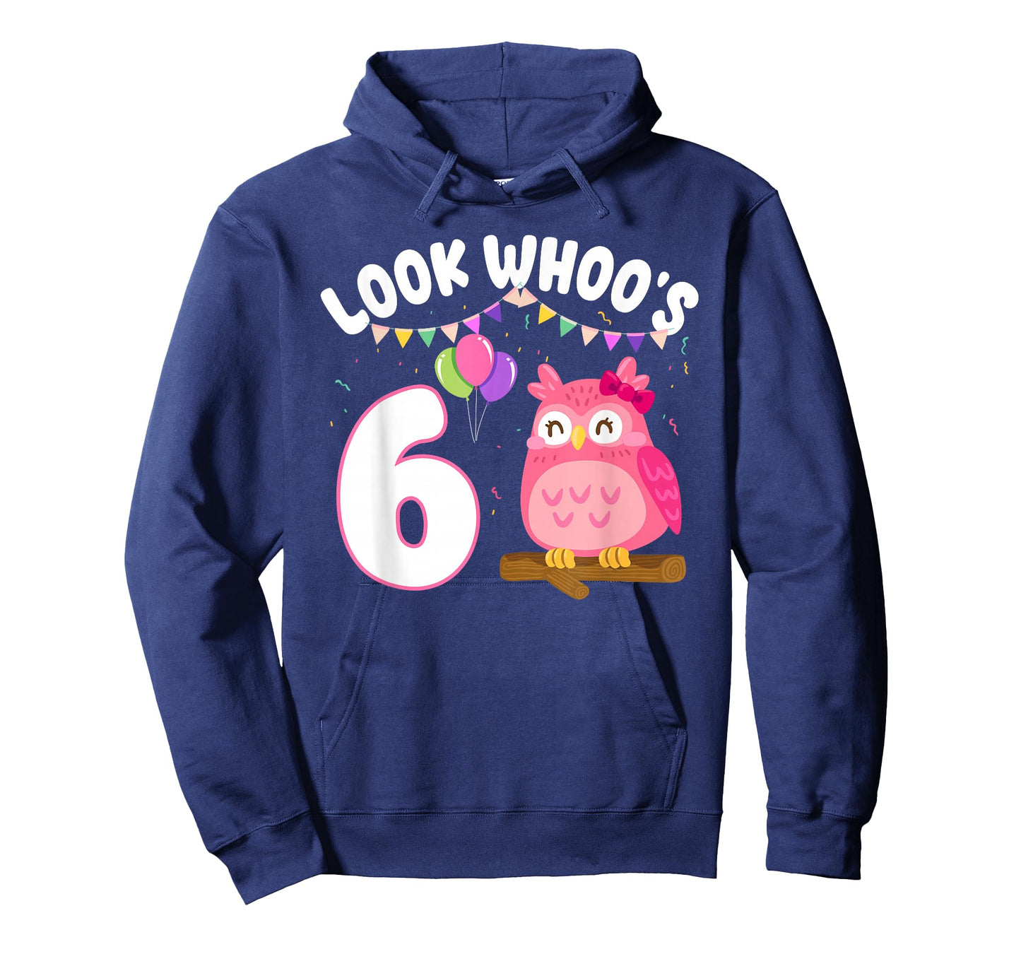 Look Whoo's 6 Year Old Girl Birthday Owl Themed Party 6th T-Shirt