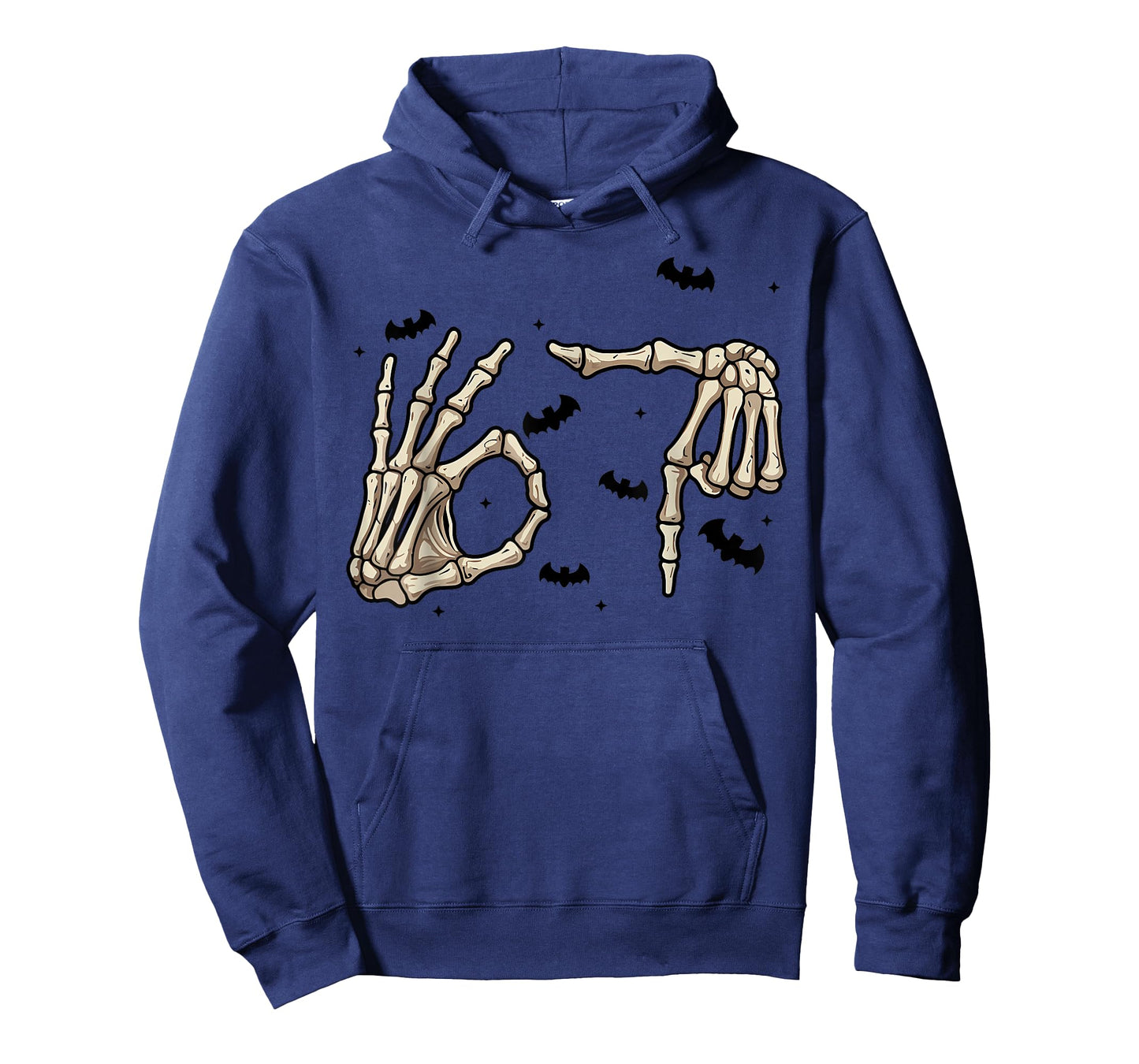 Six Seven 6 7 Meme 67 Skeleton Hand Halloween Costume T-Shirt