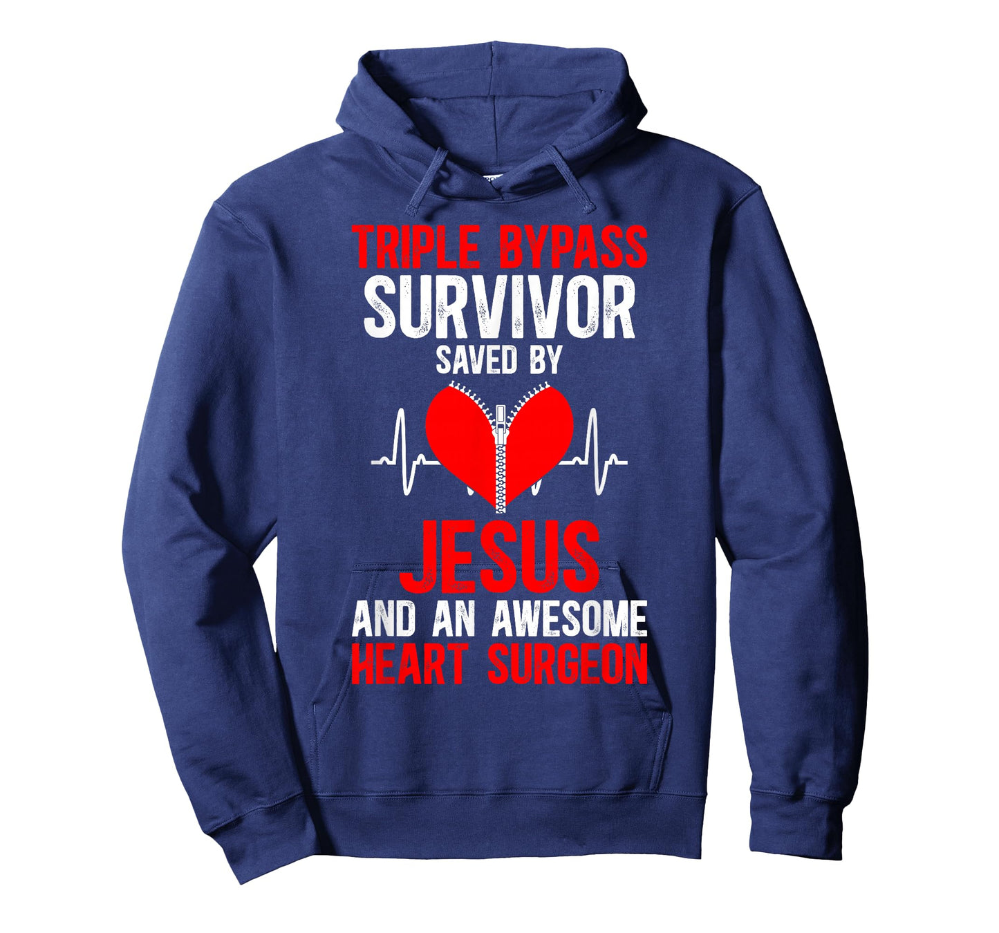 Triple Bypass Surgery Survivor Saved by Jesus T-Shirt