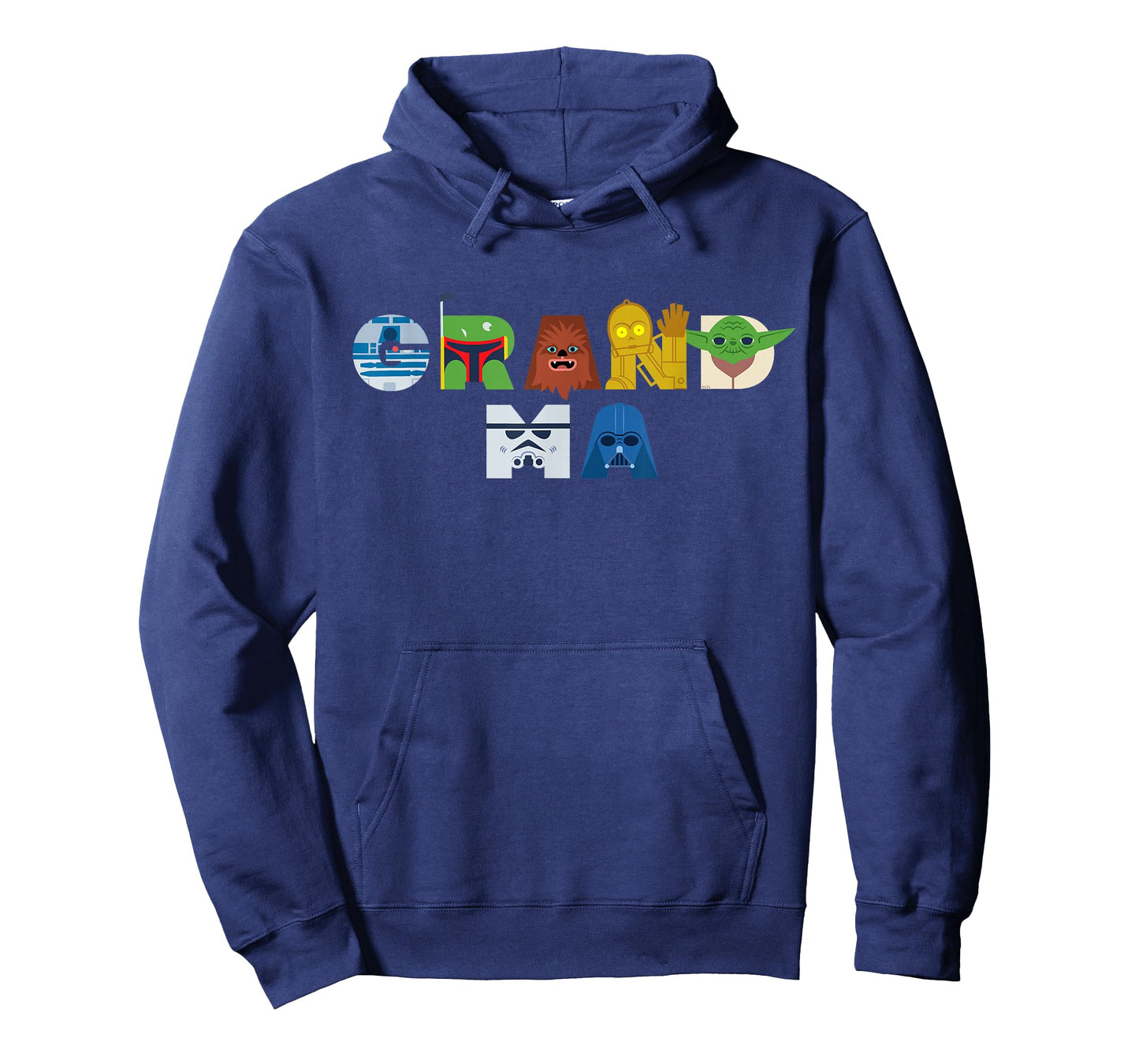 Star Wars Grandma Character Letters Family Trip Matching T-Shirt