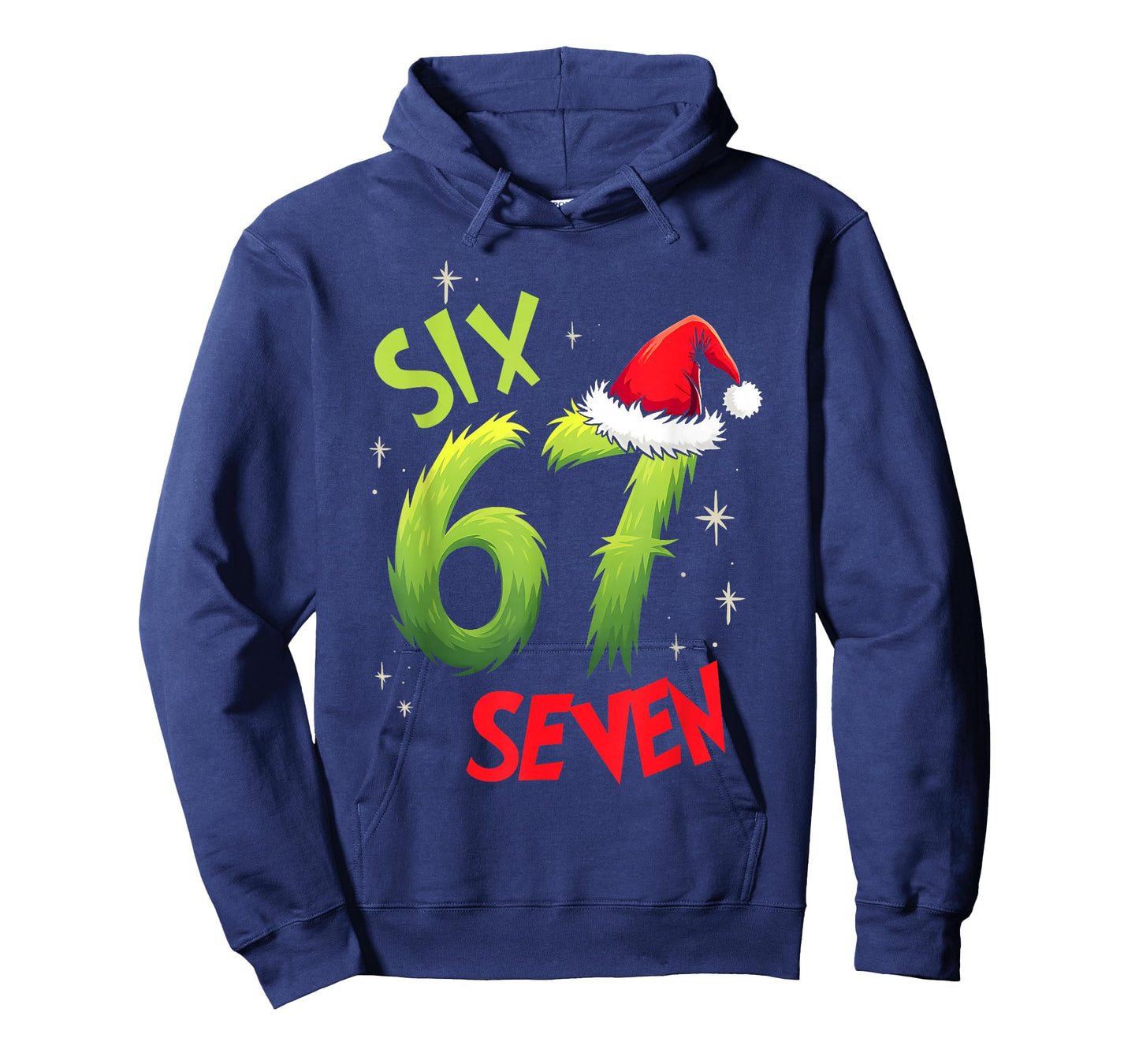 Six Seven 6 7 Gen Z Alpha Meme Slang Merry Christmas Holiday T-Shirt