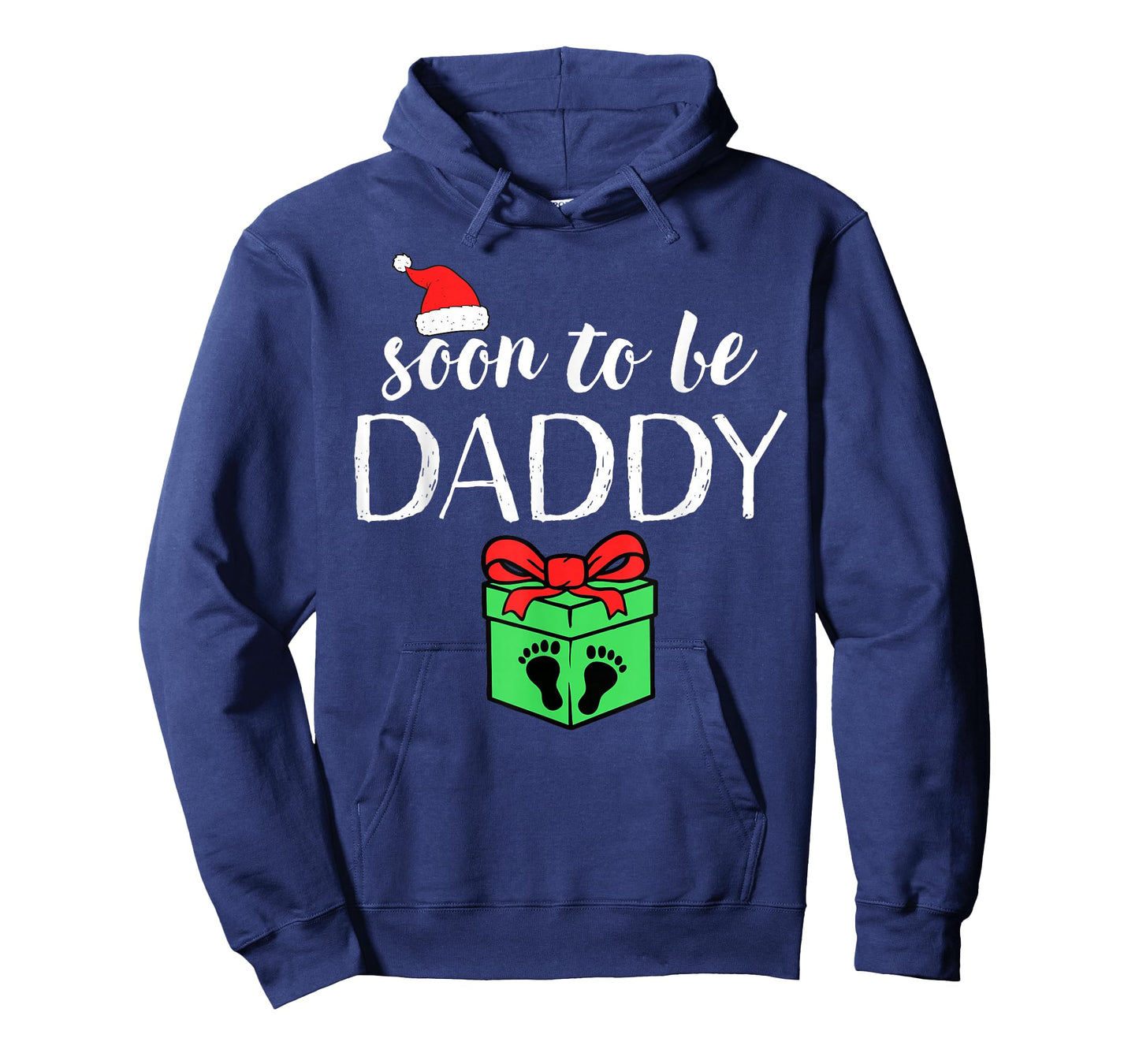 Soon to Be Daddy Christmas Funny Pregnancy Announcement Dad T-Shirt