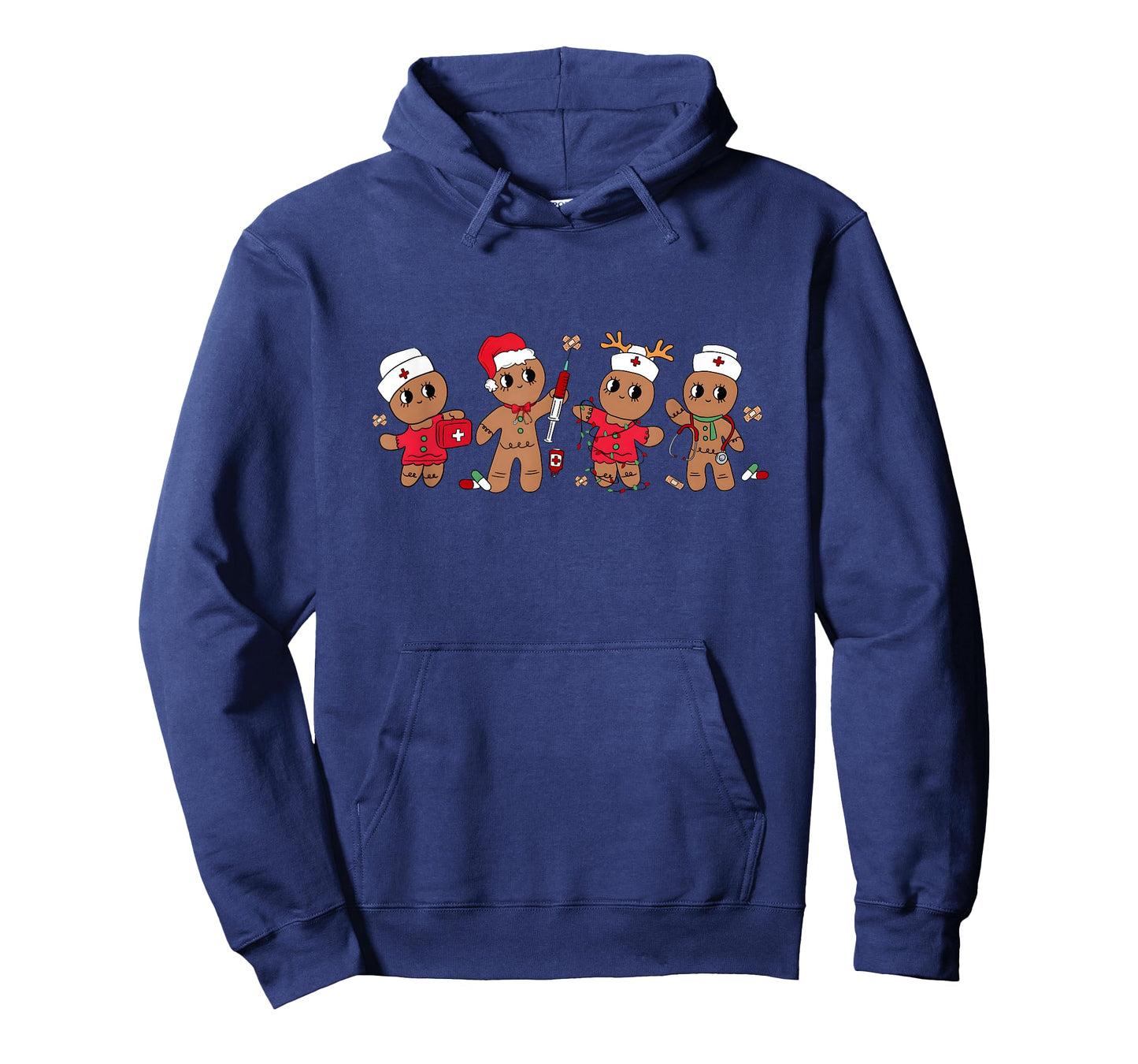 Cute Gingerbread Nurse Christmas Design Medical Humor T-Shirt