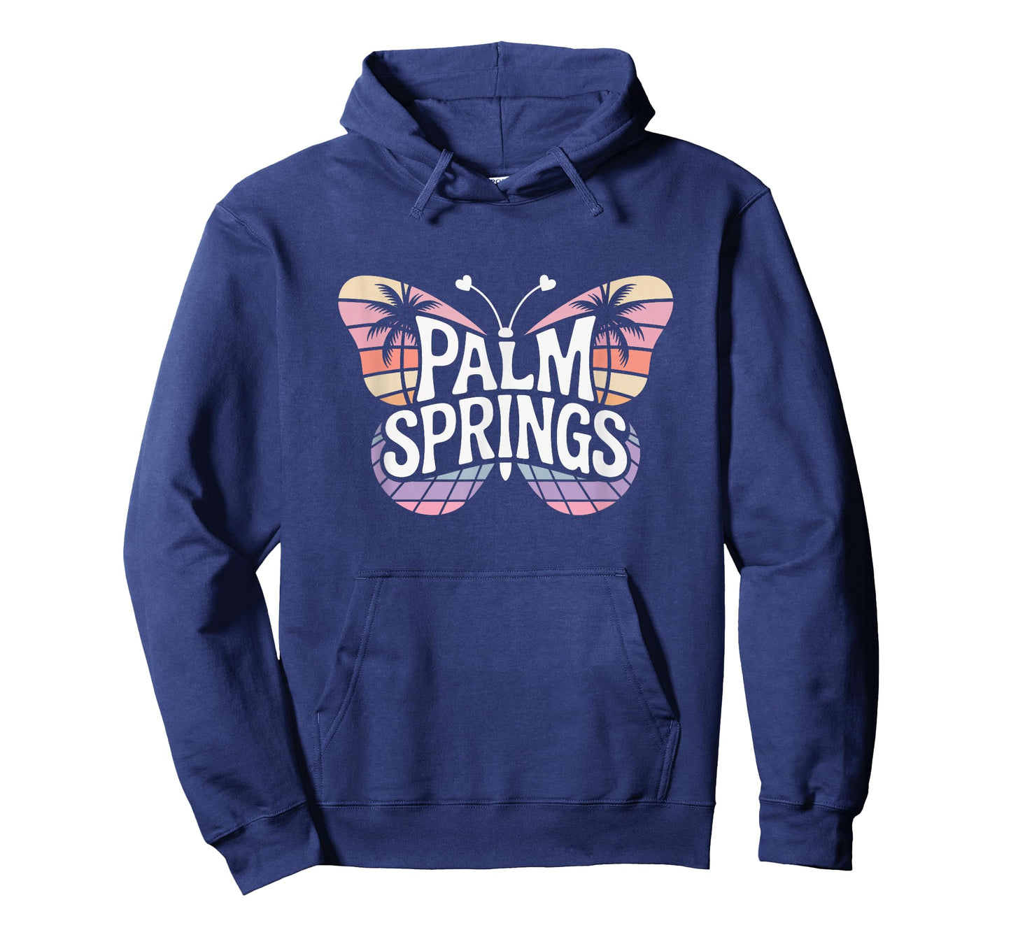 Palm Springs Butterfly - California Desert City Word Art T-Shirt
