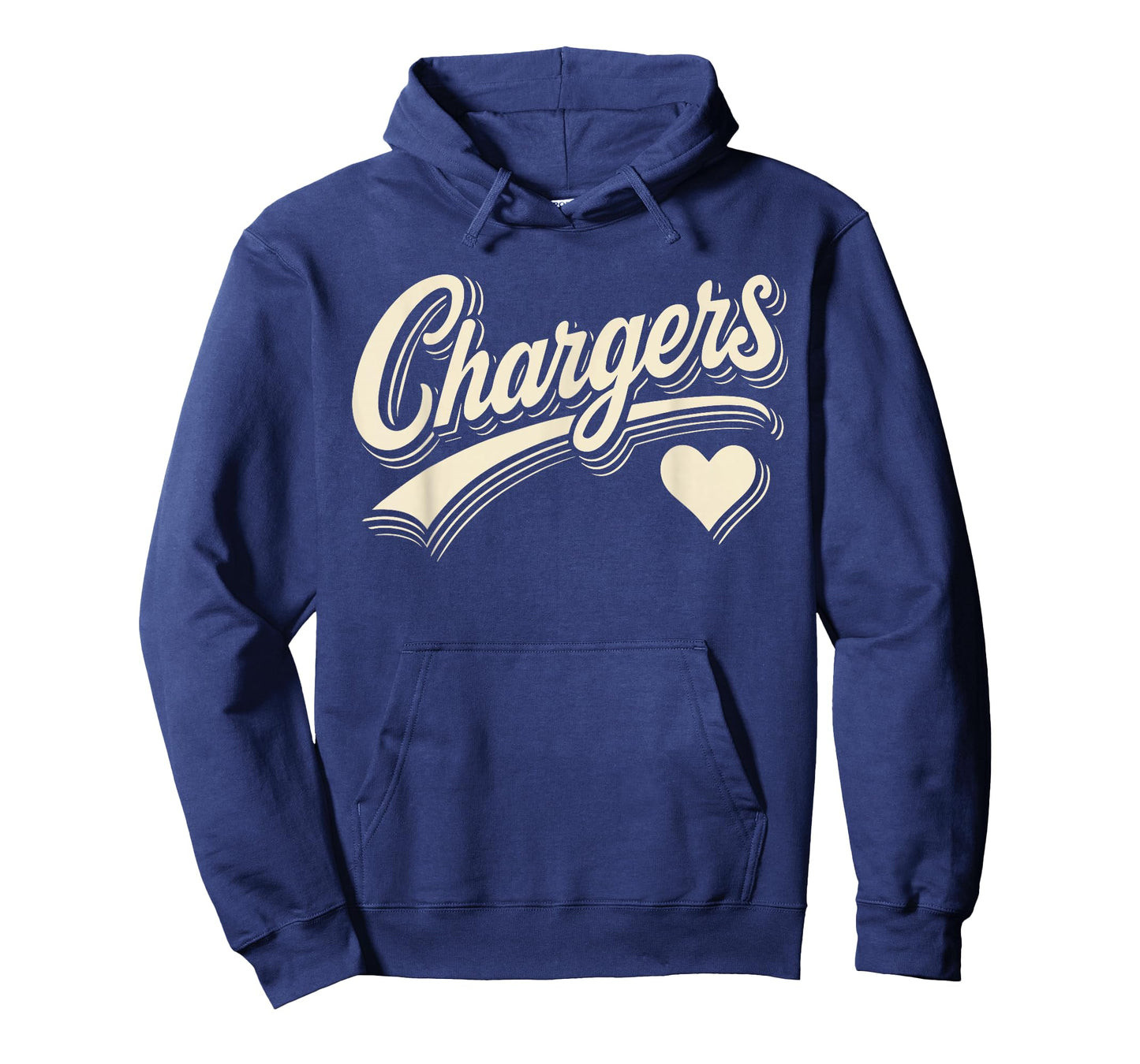Vintage Chargers Name Heart Retro Gift for Men Women Kids T-Shirt