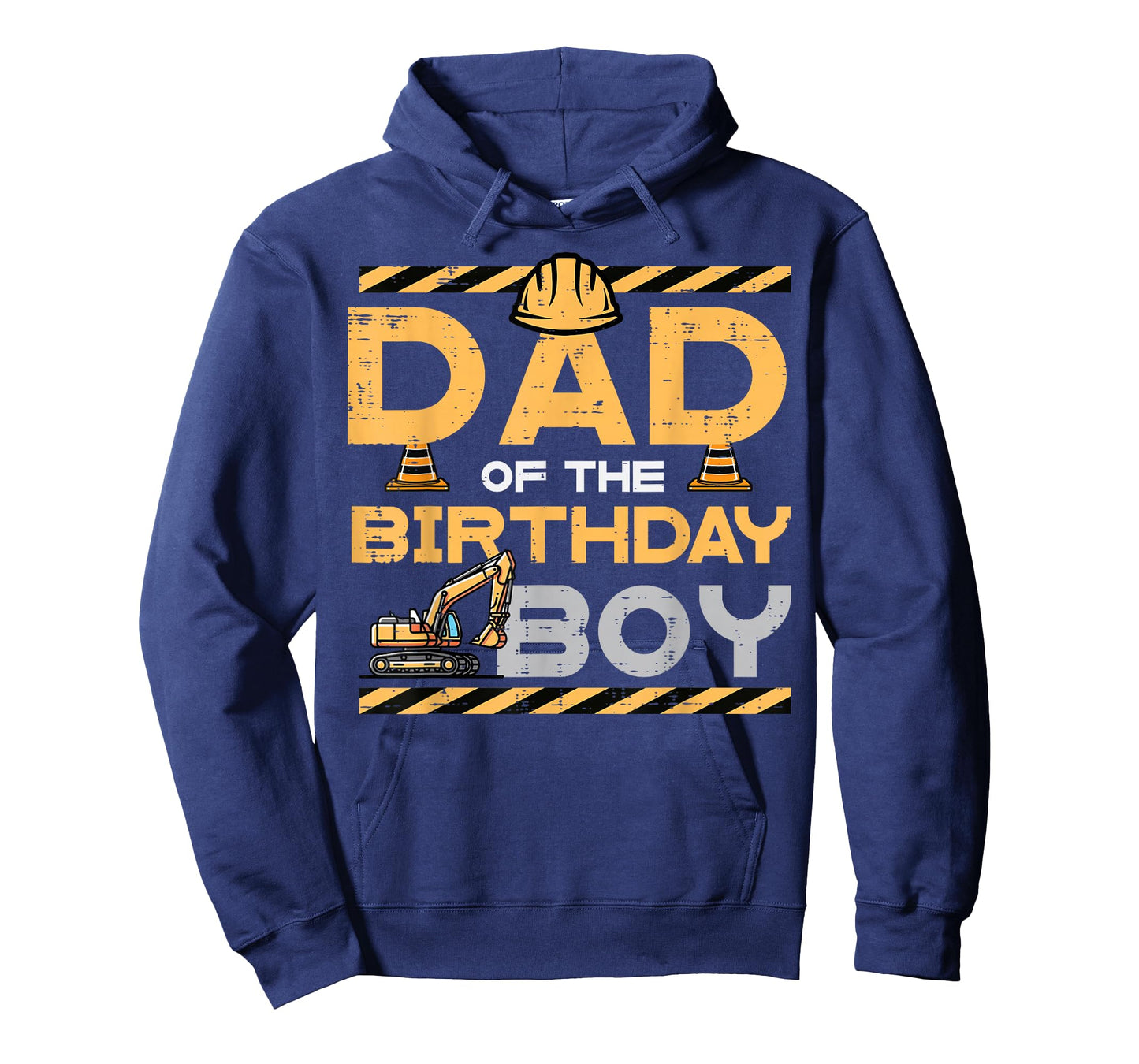 Dad of Birthday Boy Excavator Construction Bday Party Men T-Shirt