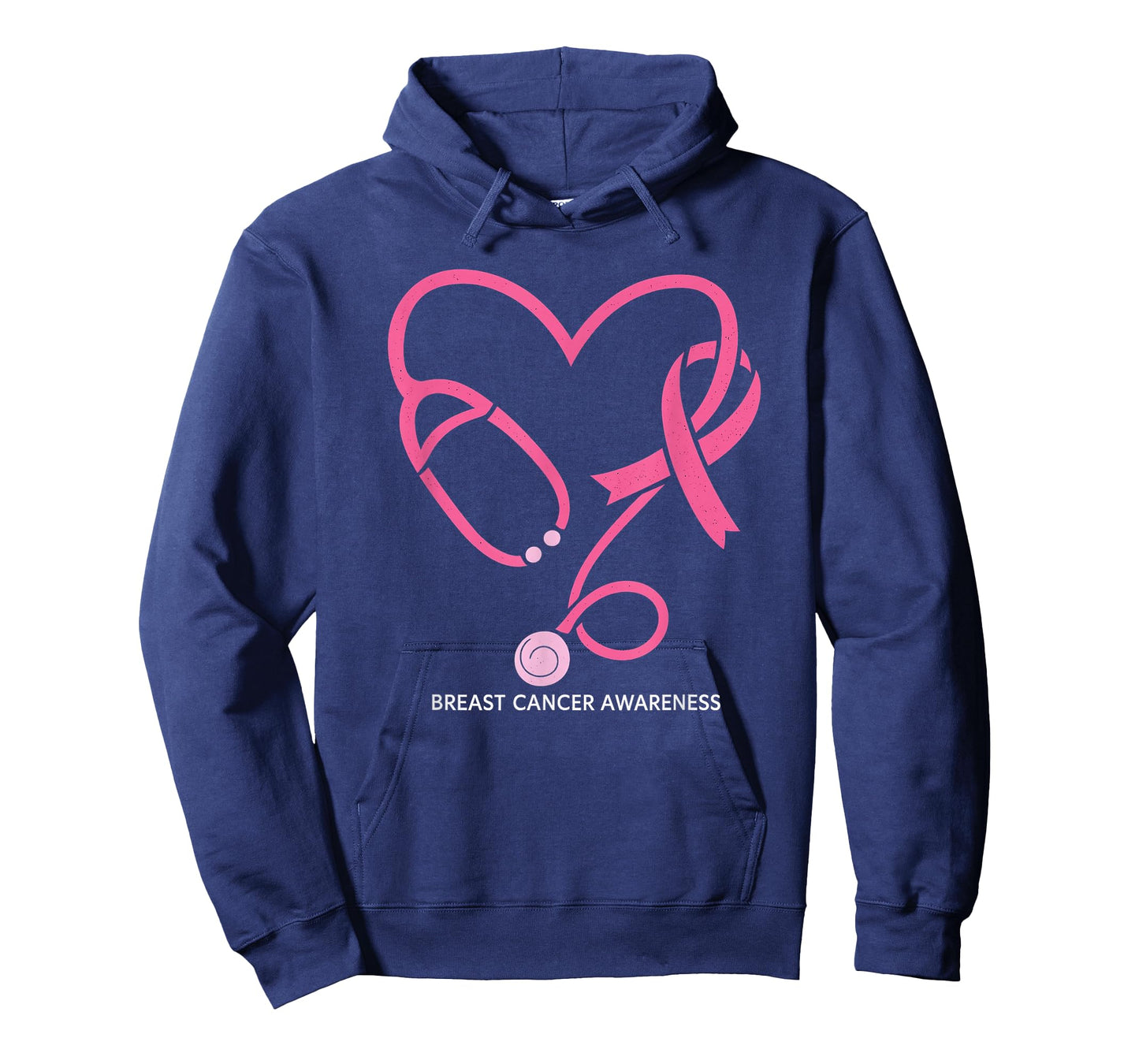 Pink Stethoscope Nurse Medical Breast Cancer Awareness T-Shirt