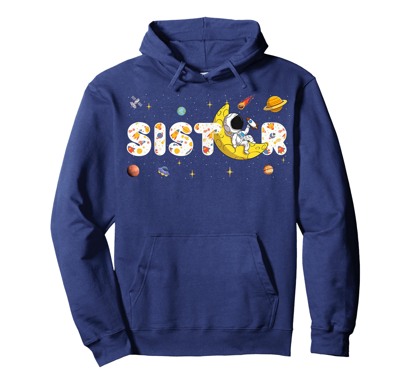 Astronaut Sister Space Birthday Planets Matching Family T-Shirt
