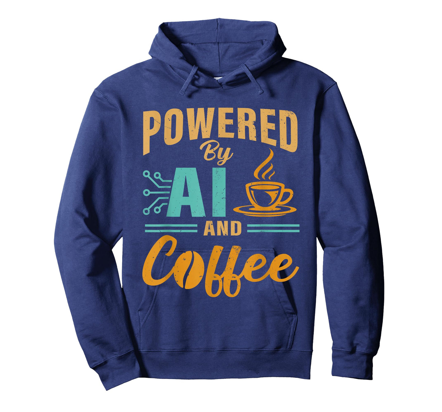 Powered by AI and Coffee AI Artificial Intelligence Computer T-Shirt