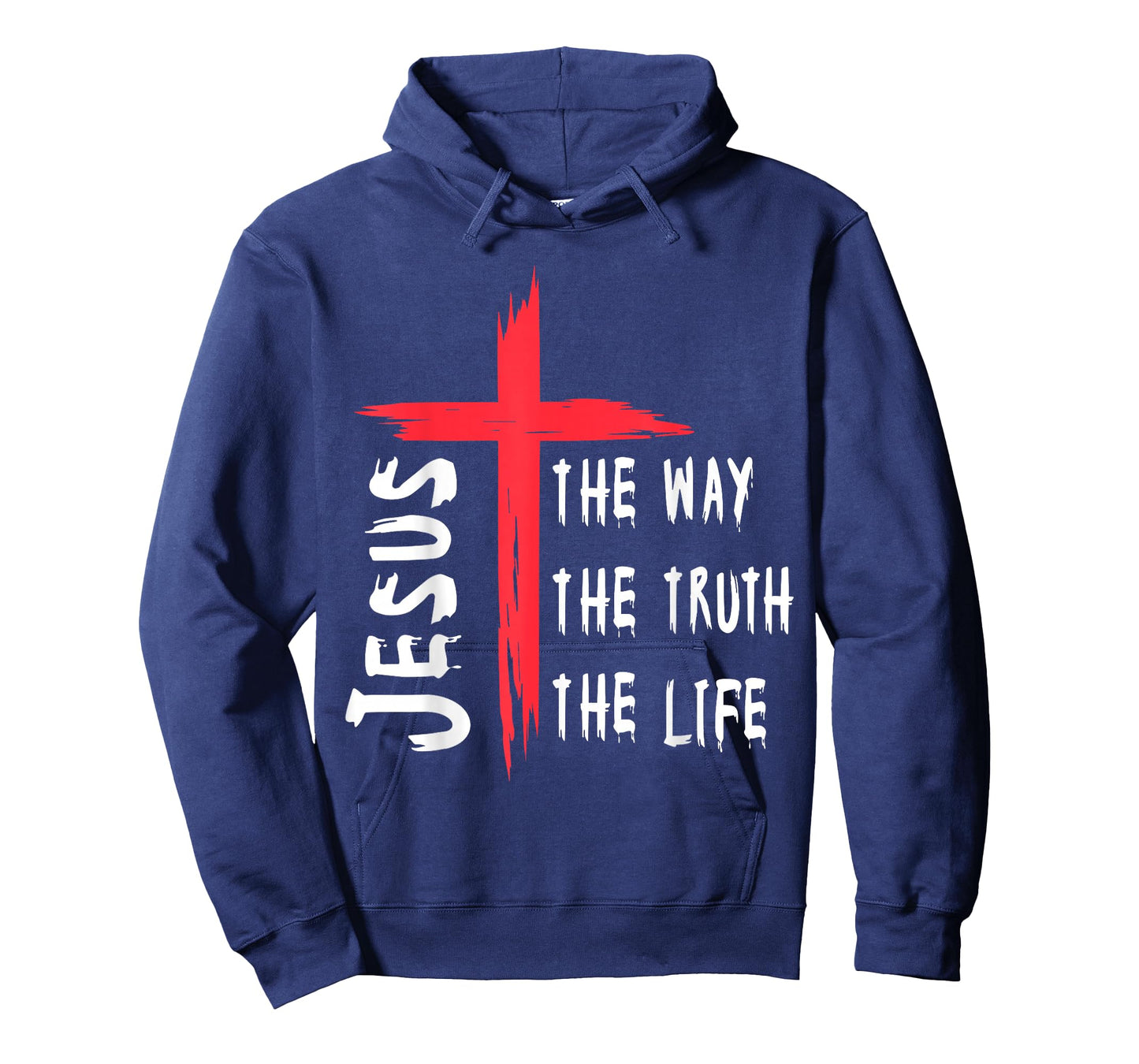 Jesus The Way The Truth The Life Christian Cross T-Shirt