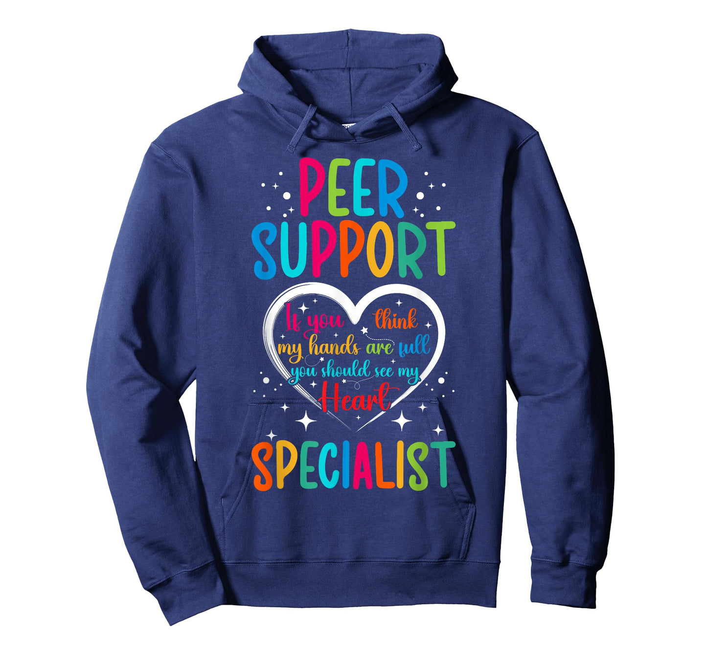 Peer Support Specialist Heart Peer Recovery Support T-Shirt