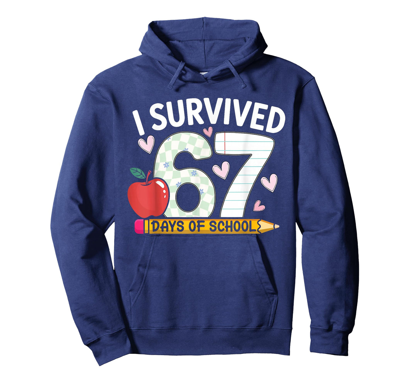 I Survived 67 Days of School Funny Student Style T-Shirt