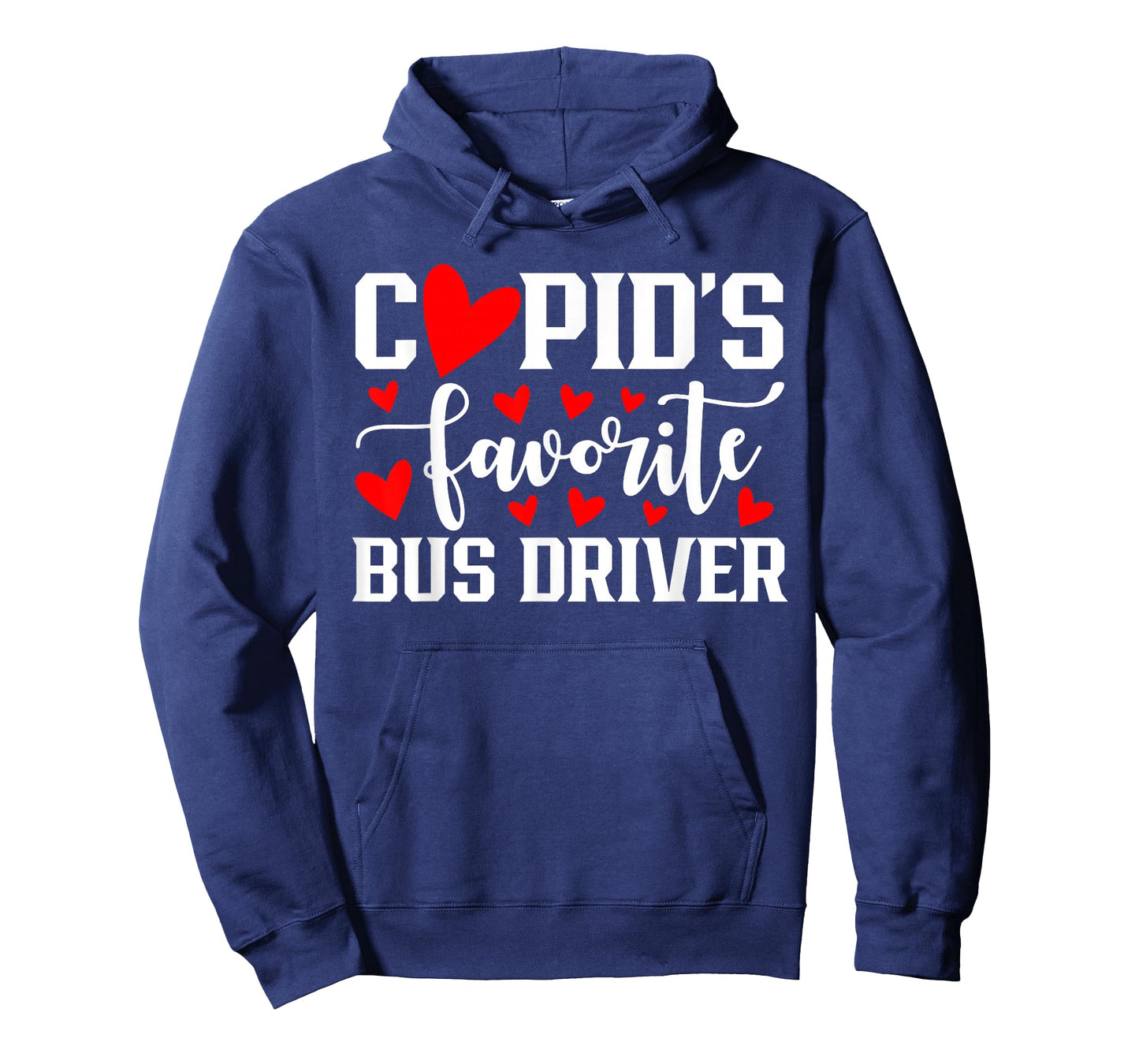 Cupid's Favorite Bus Driver Cute Heart Valentine's Day T-Shirt