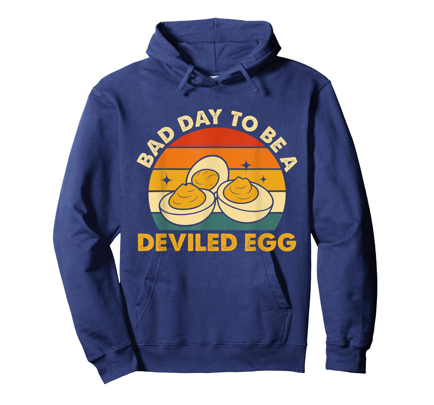 Bad Day to Be A Deviled Egg Retro Food Humor T-Shirt