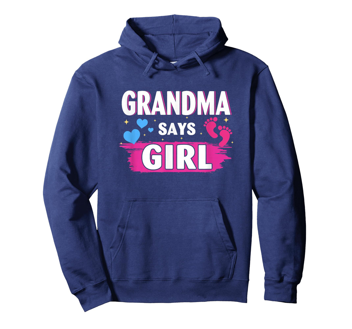 Gender Reveal Grandma Says Girl Baby Matching Family Set T-Shirt
