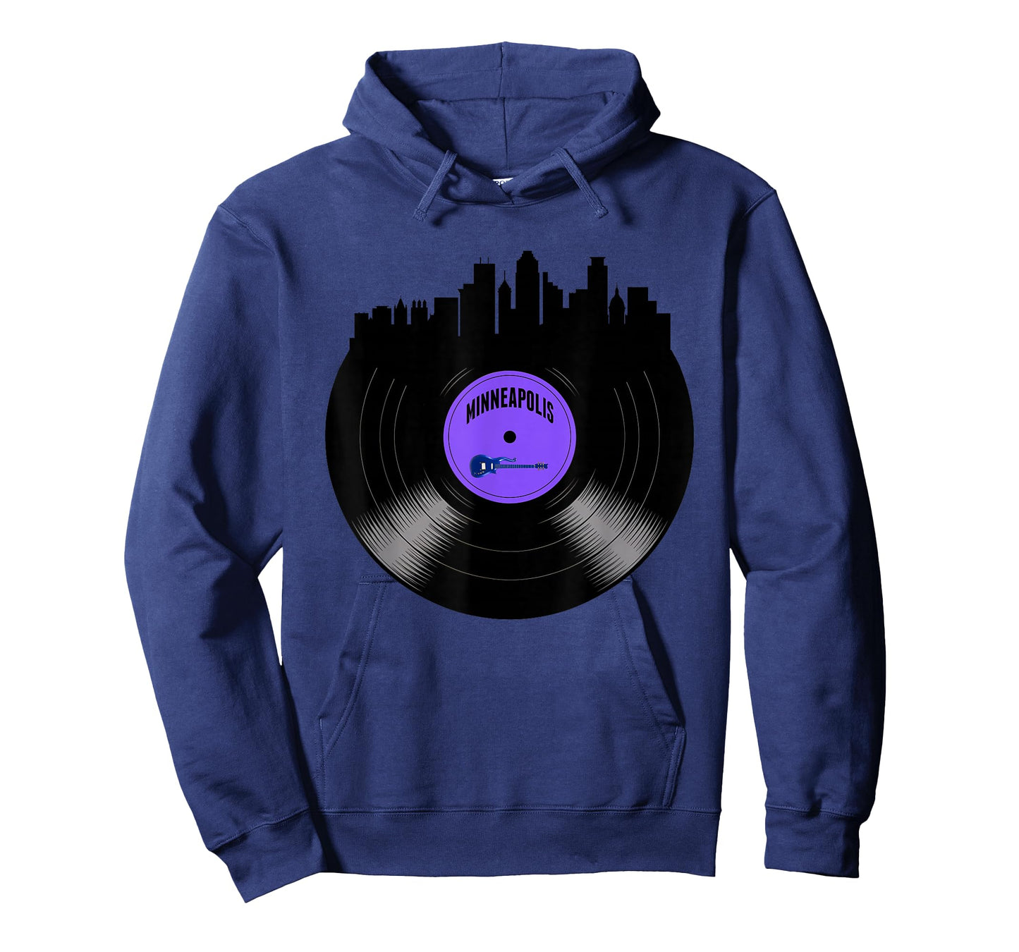 Minneapolis Skyline Retro Music Collector Men's Women's T-Shirt