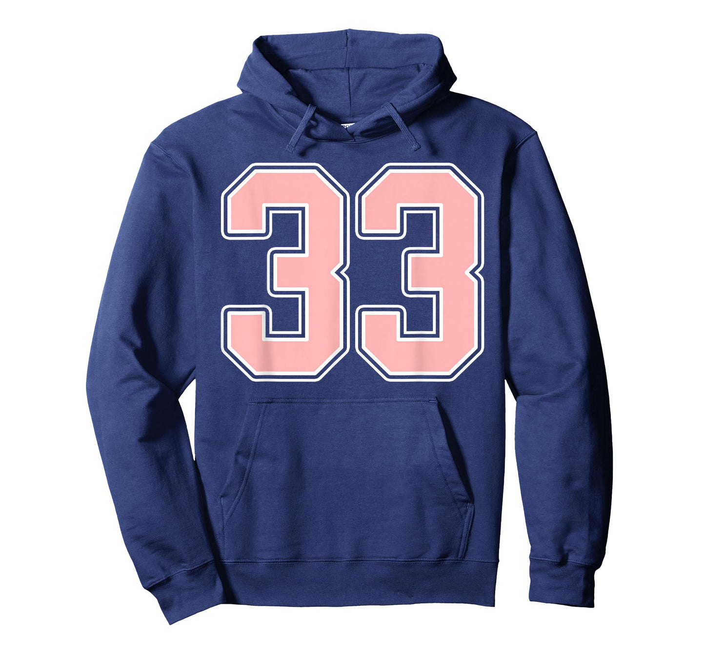 Cute Pink and White Number 33 Jersey Player Uniform #33 Fan T-Shirt