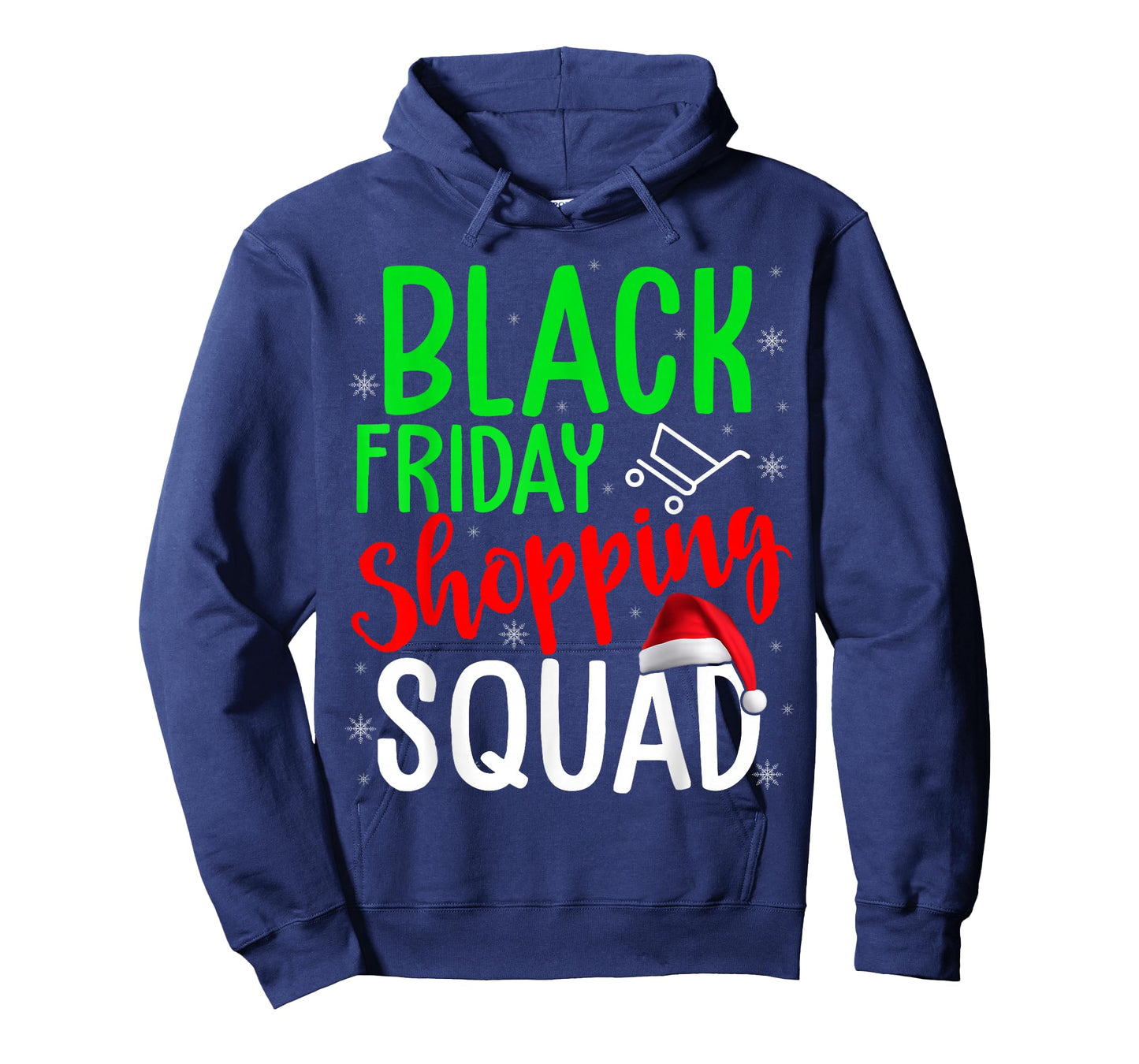 Friday Shopping Squad Cute Christmas Black Shopping Lover T-Shirt