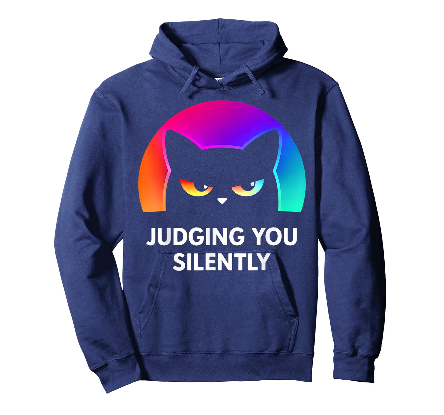 Funny Cat for Cat Lover Mom Dad Cat Judging You Silently T-Shirt