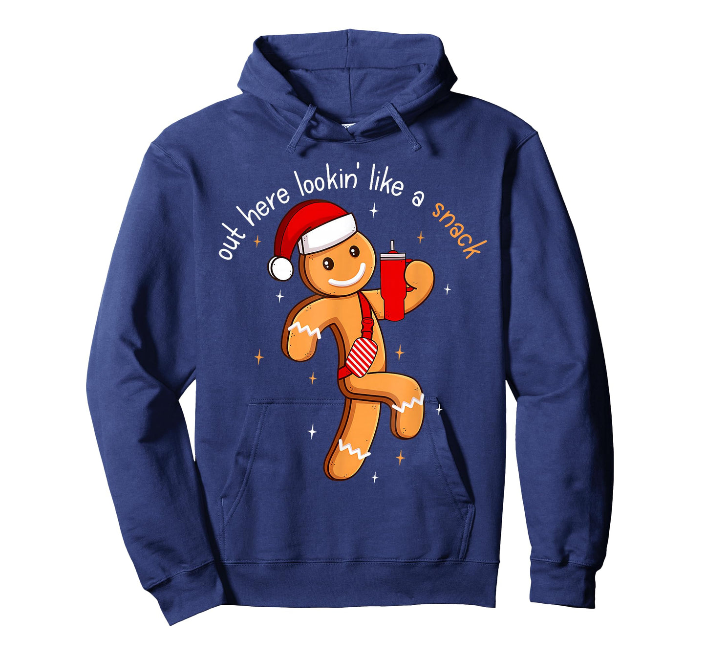 Out Here Looking Like A Snack Funny Boujee Xmas Gingerbread T-Shirt