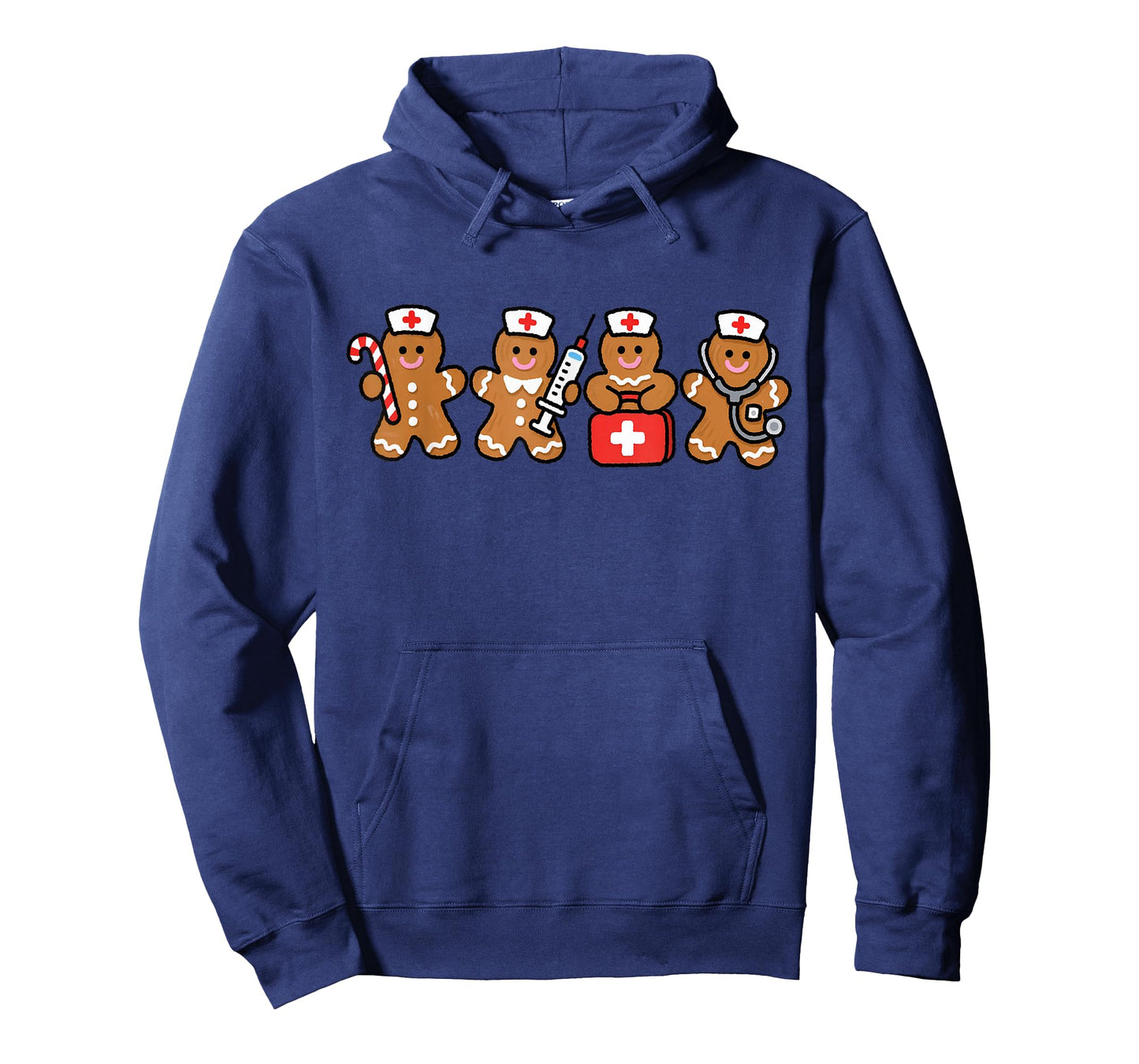 Christmas Gingerbread Nurse RN LPN ER Nursing Xmas Holiday T-Shirt