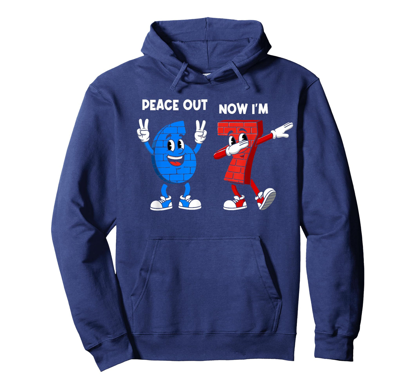 Peace Out 6 Now I'm 7 Year Old Birthday 67 Dabbing Boys Kids T-Shirt