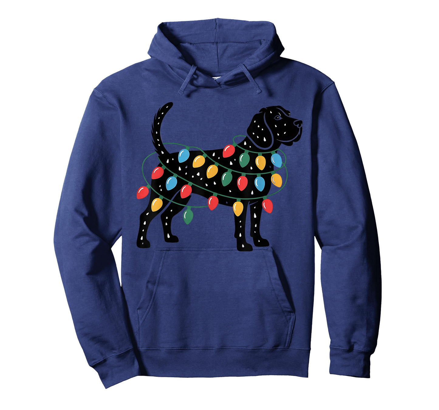 Cute Christmas Lights Beagle for Dog Lovers Women Men T-Shirt