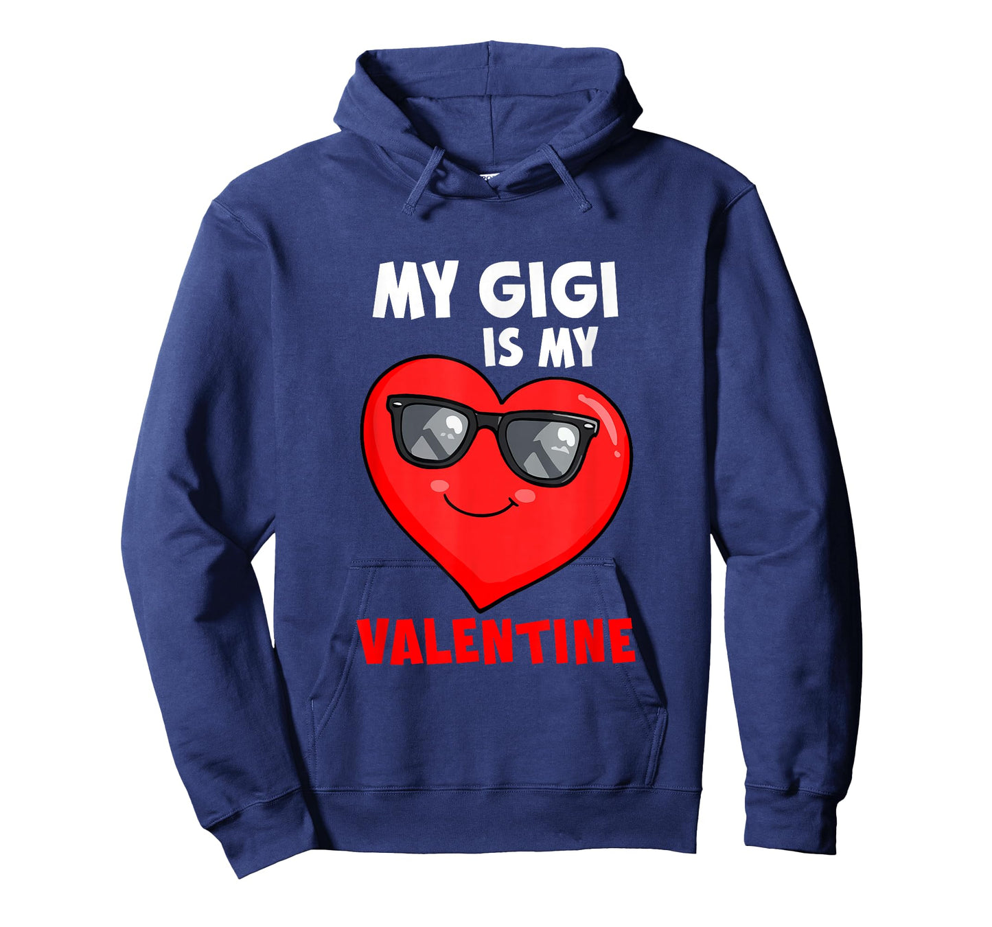 My Gigi is My Valentine Heart Sunglasses Boys Proud Family T-Shirt
