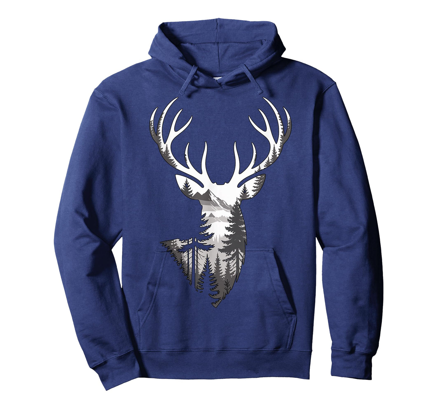 Deer Silhouett Mountain Forrest Hunting T-Shirt