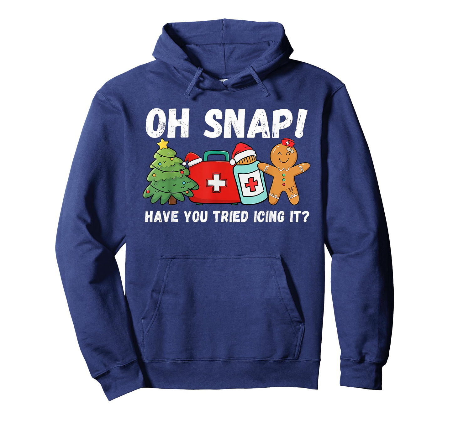 Funny Have You Tried Icing It Gingerbread Nurse Christmas T-Shirt
