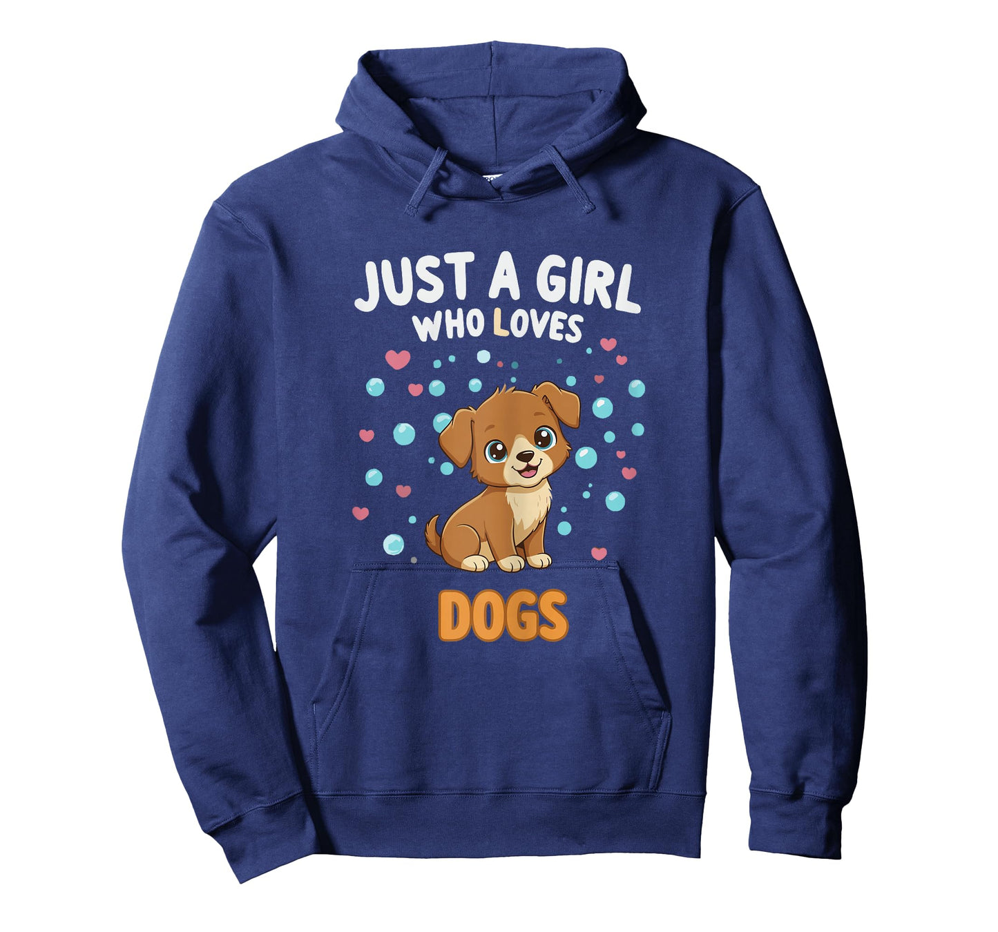 Kawaii Dog Just A Girl Who Loves Dogs Shirts for Girls T-Shirt