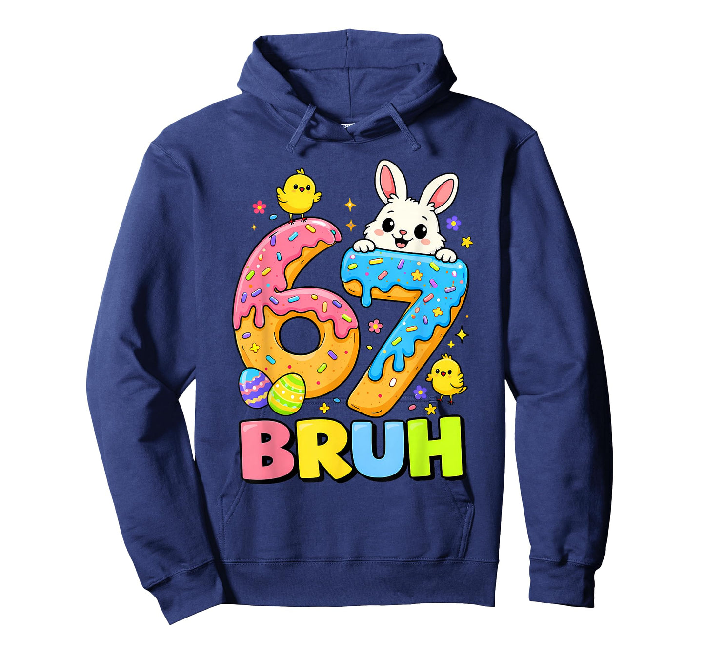 Six Seven Easter Kids Bunny 67 Easter Toddler Teens Boy Girl T-Shirt