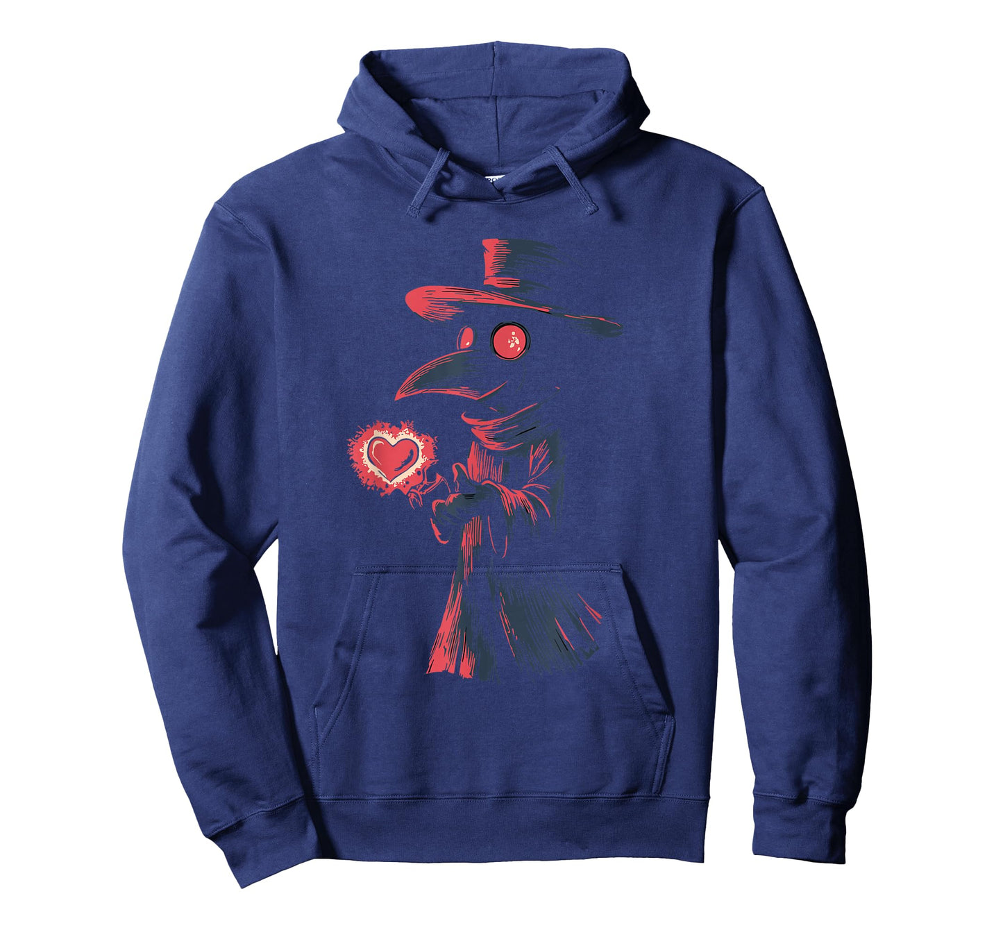 Kawaii Plague Doctor Valentine’s Day Heart Creepy Cute Goth T-Shirt