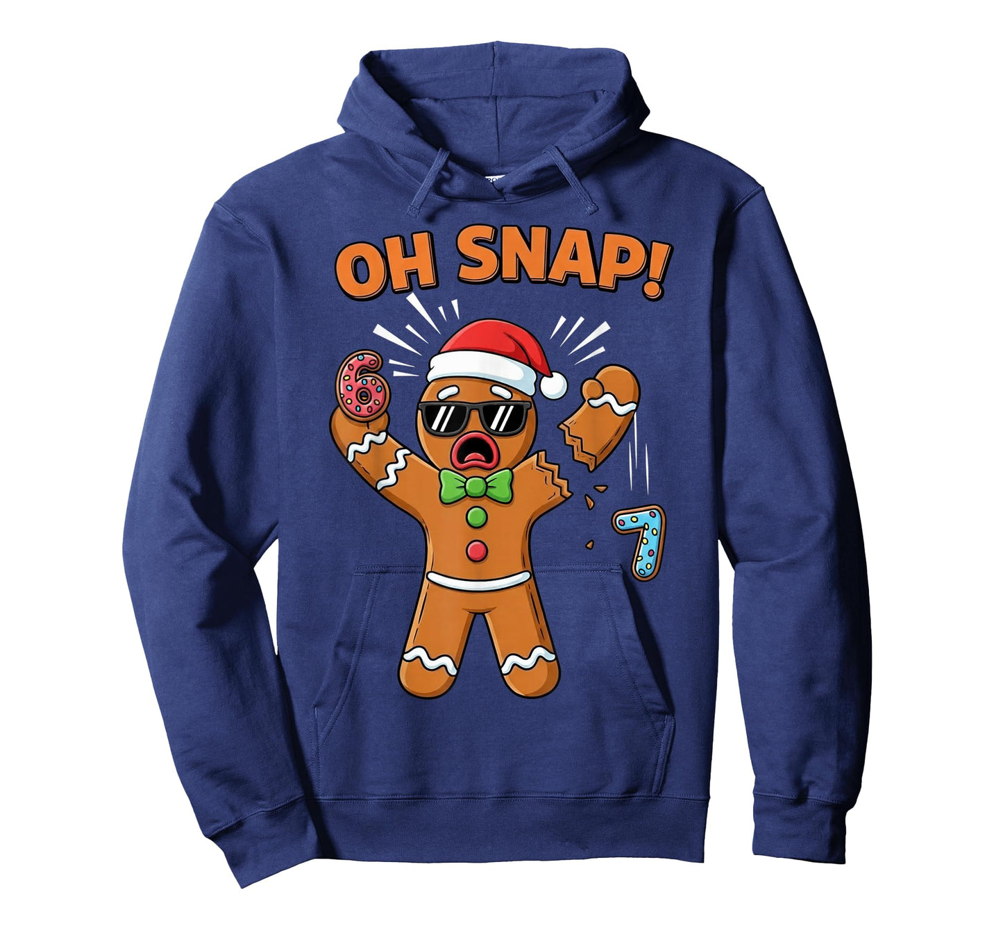 Funny Oh Snap 67 Six Seven Meme Gingerbread Man T-Shirt